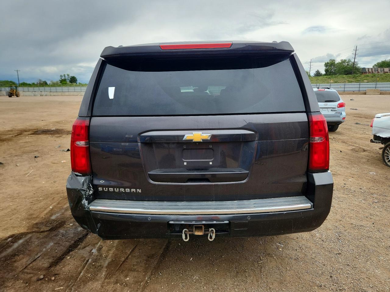2015 Chevrolet Suburban K1500 Ltz Gray vin: 1GNSKKKC7FR243998