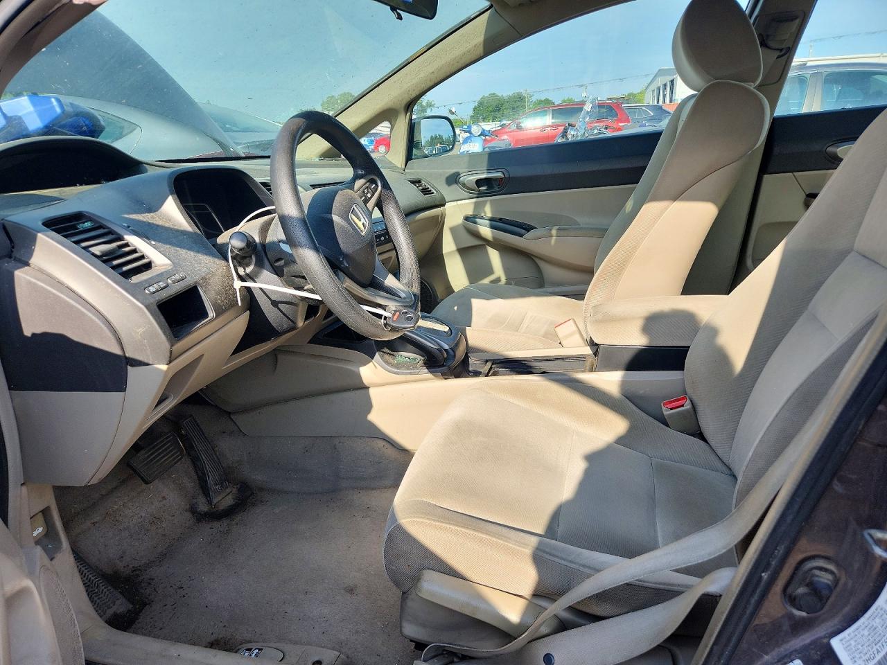 2010 Honda Civic Lx Gray vin: 2HGFA1F58AH576417