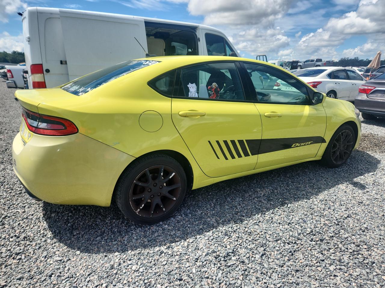 2013 Dodge Dart Sxt Yellow vin: 1C3CDFBH1DD132775