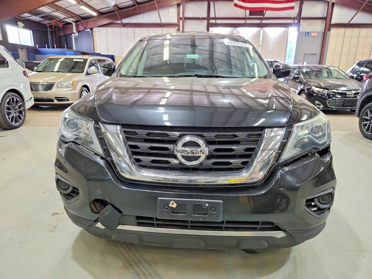 2017 Nissan Pathfinder S Black vin: 5N1DR2MM0HC696719