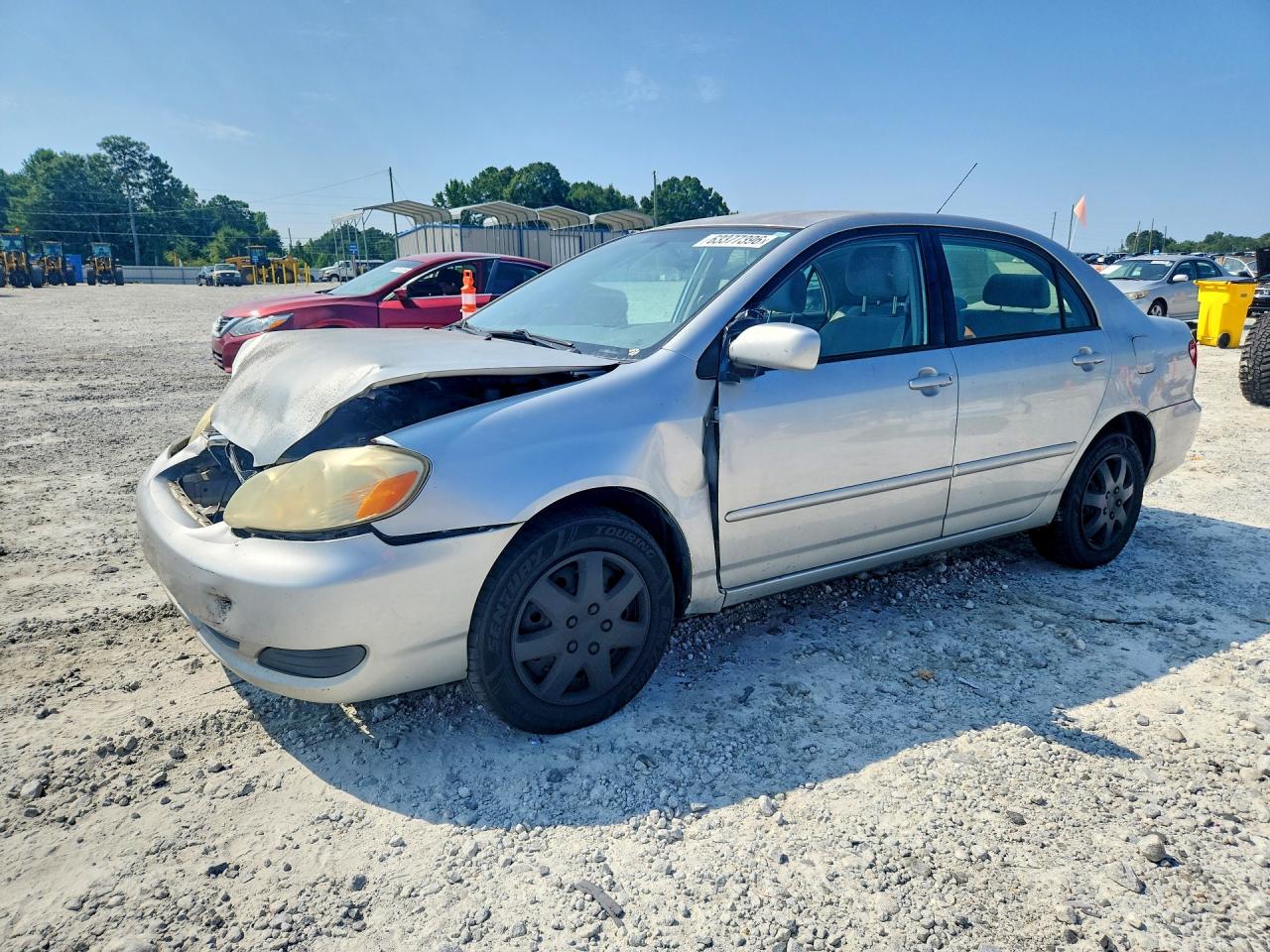 2006 Toyota Corolla Le Silver vin: JTDBR32E760091768