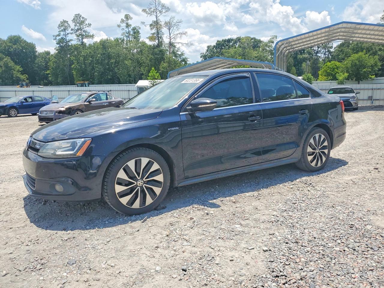 2013 Volkswagen Jetta Hybrid Зеленый vin: 3VW637AJXDM225981