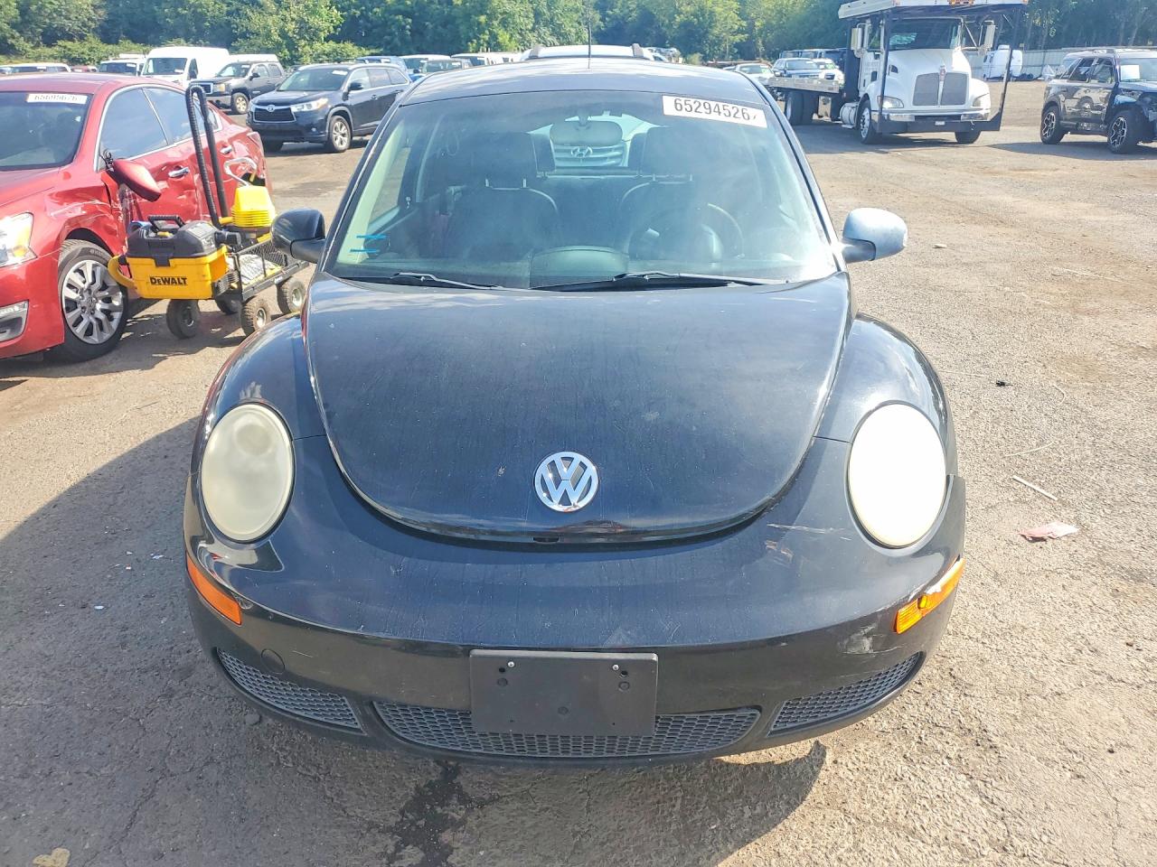 2008 Volkswagen New Beetle S Black vin: 3VWPW31C18M505168
