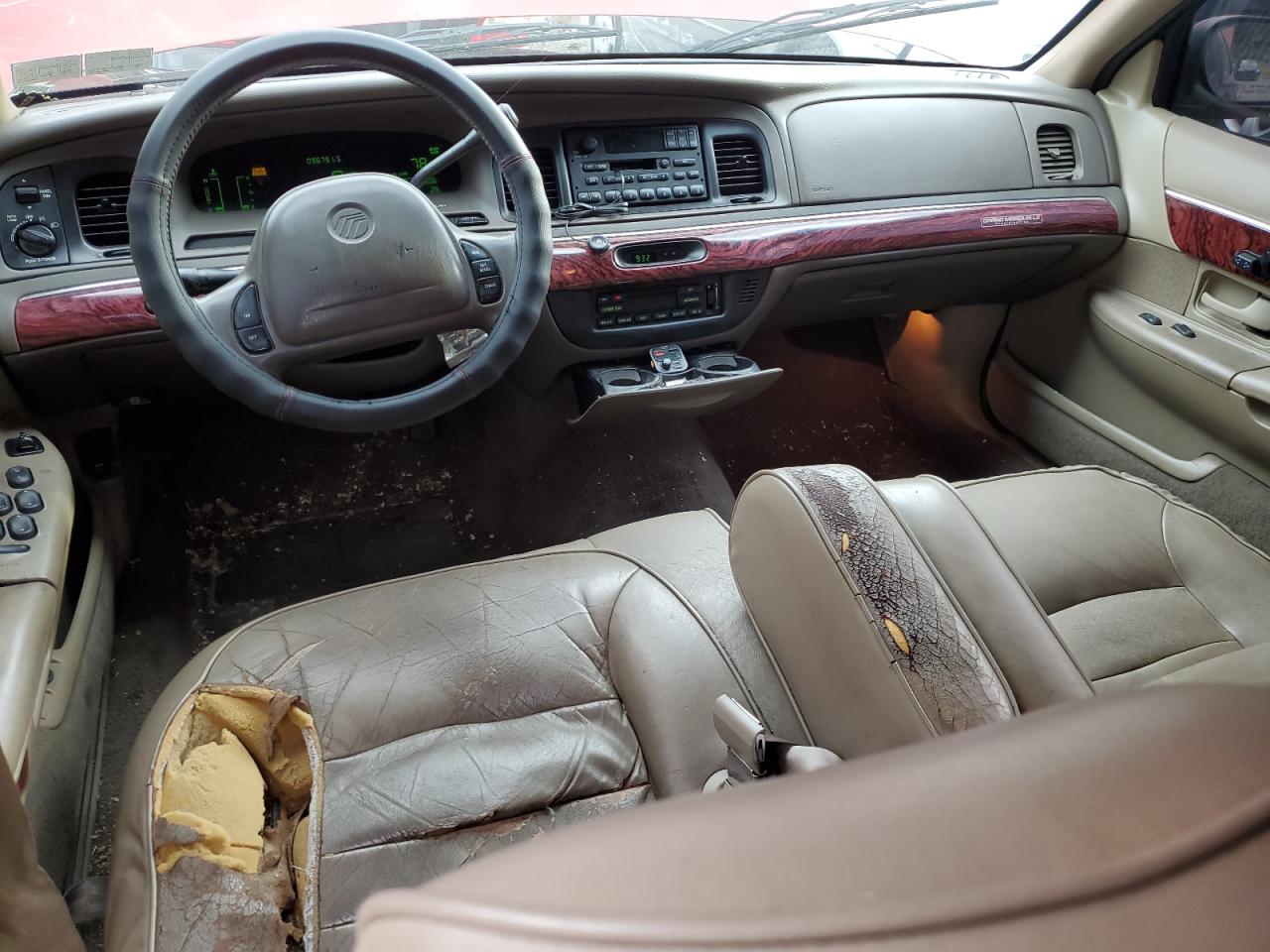 2000 Mercury Grand Marquis Ls Красный vin: 2MEFM75W3YX713135