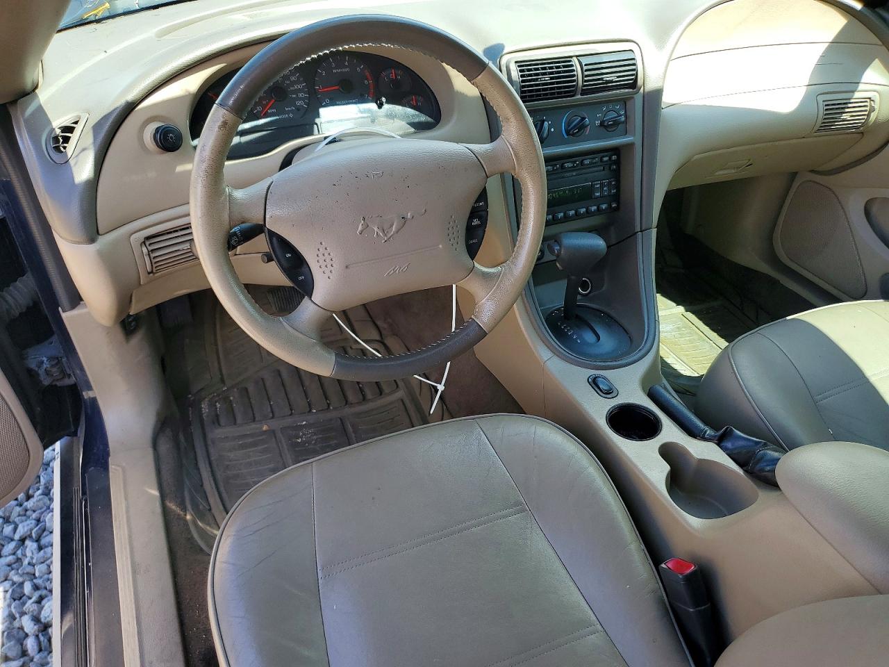 2003 Ford Mustang Blue vin: 1FAFP44453F411198