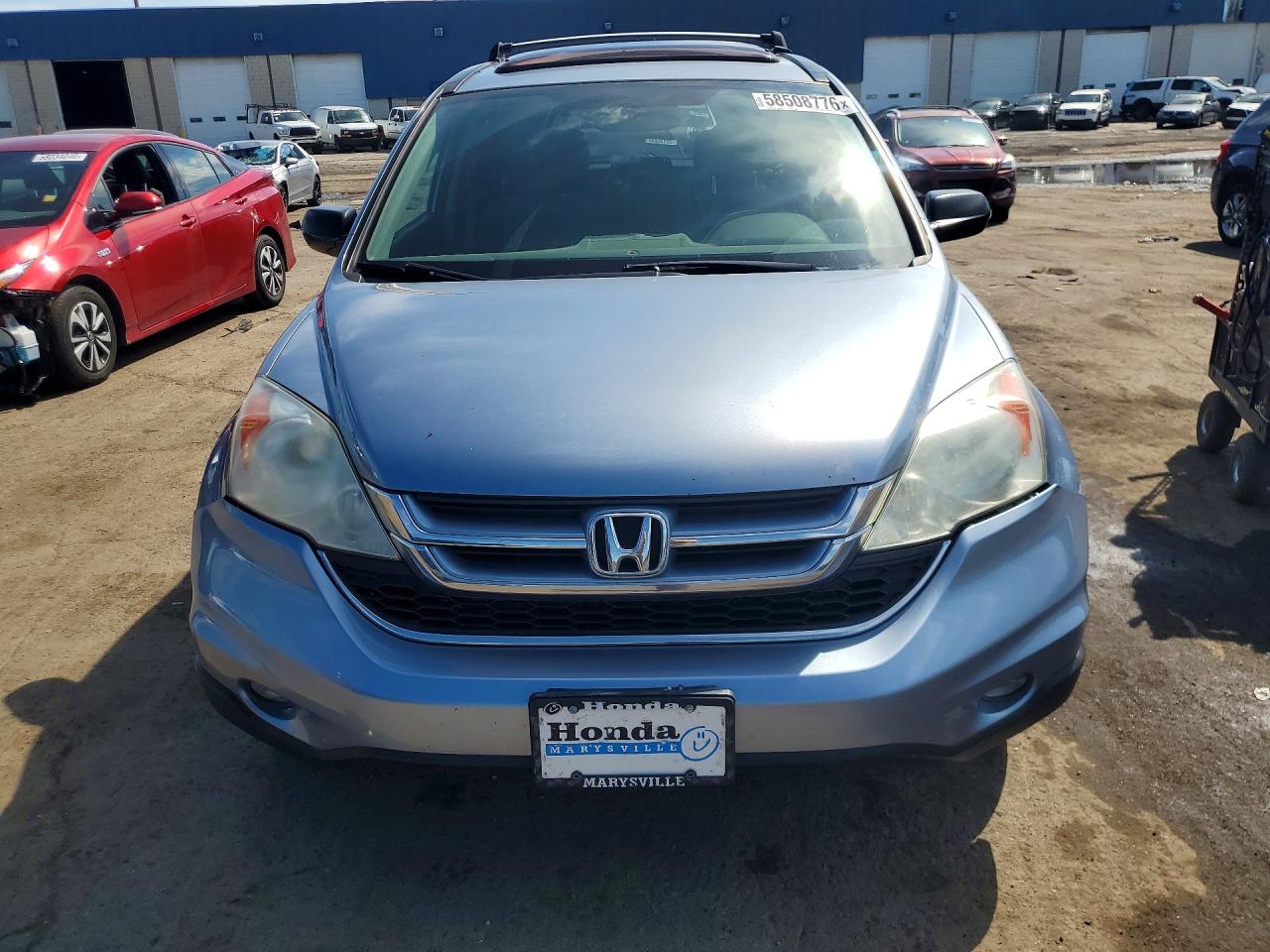 2011 Honda Cr-v Ex Blue vin: 3CZRE3H56BG703119