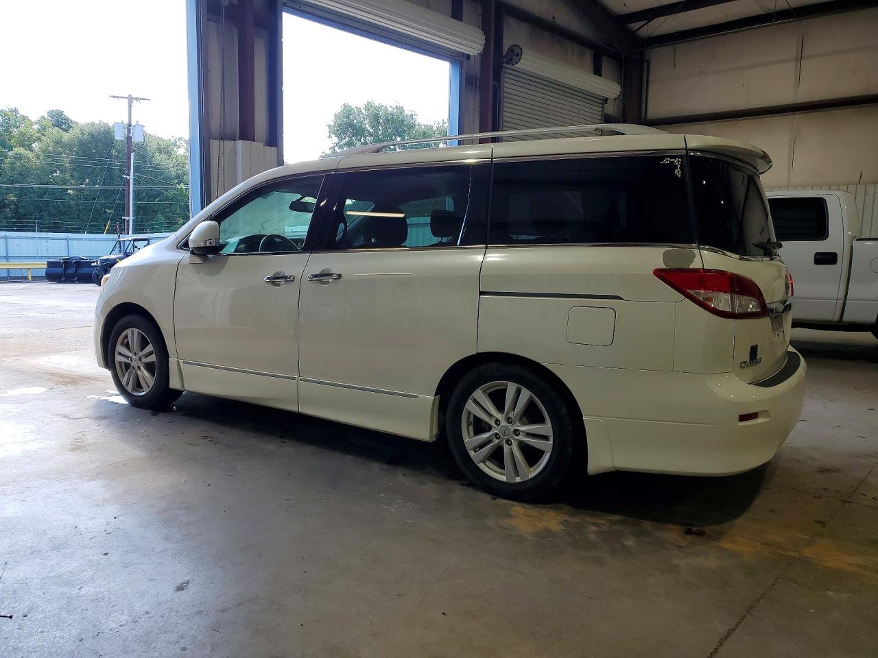 2013 Nissan Quest 3.5 S White vin: JN8AE2KP0D9066033