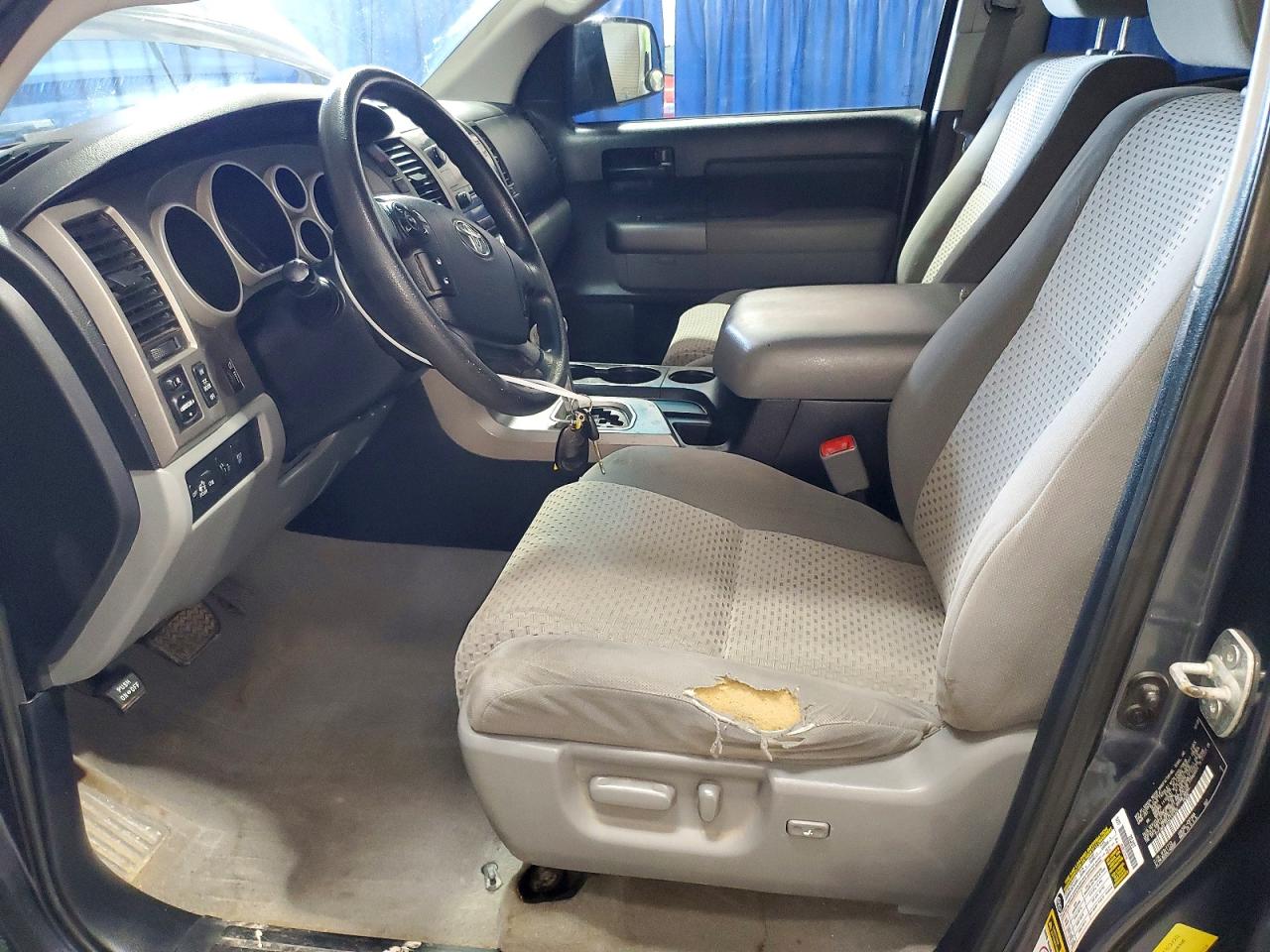 2010 Toyota Tundra Double Cab Sr5 Gray vin: 5TFUW5F15AX117336