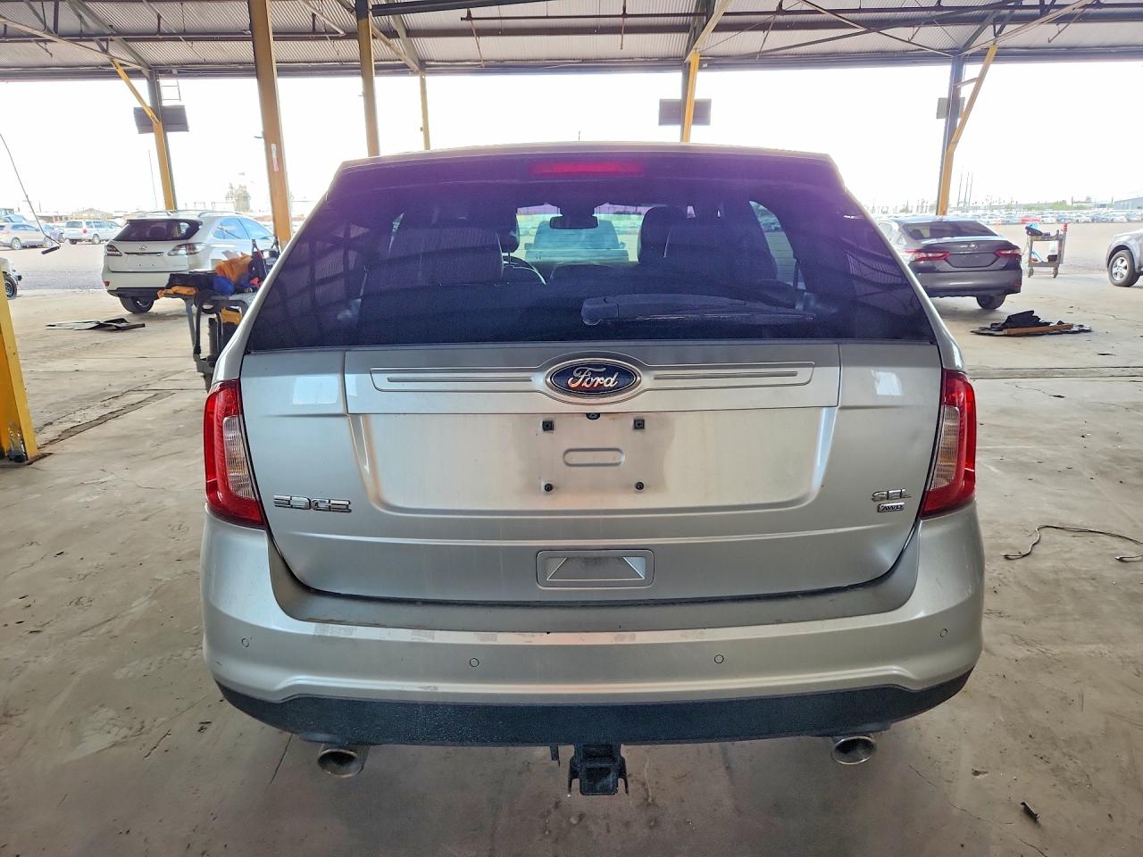 2014 Ford Edge Sel Silver vin: 2FMDK4JC2EBB84516