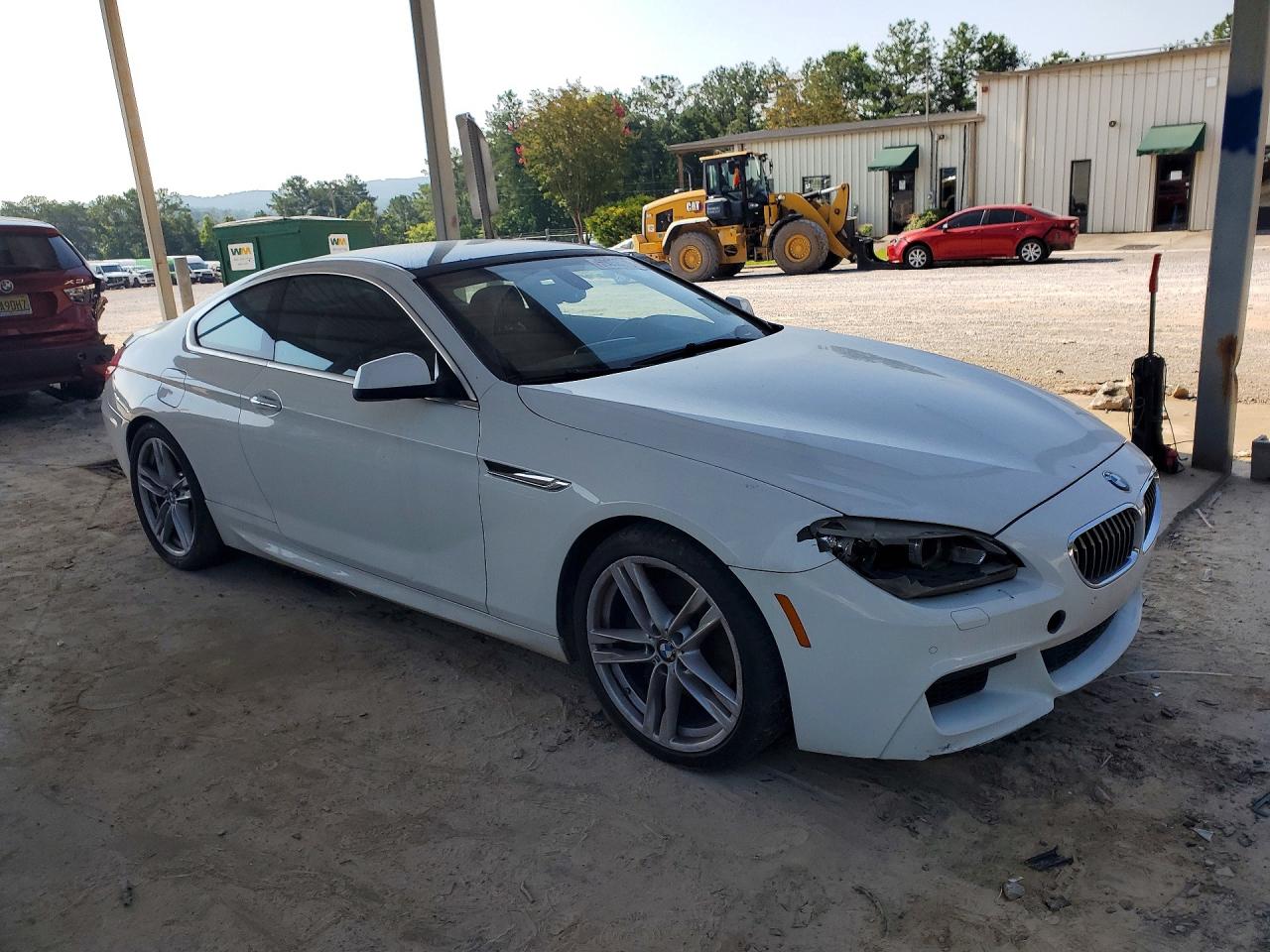 2012 Bmw 650 I White vin: WBALX3C52CDV77530