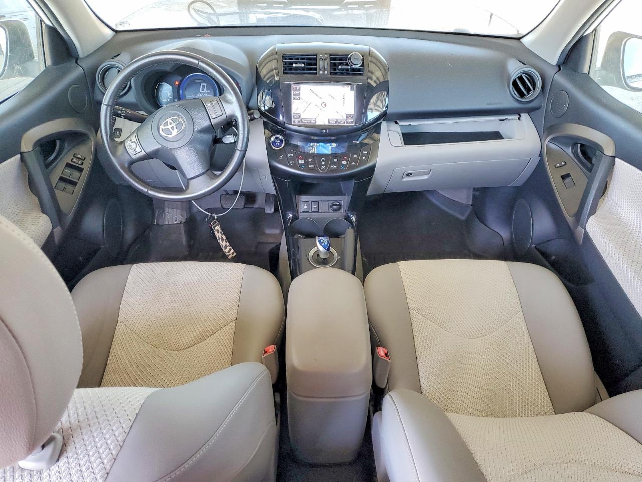 2013 Toyota Rav4 Ev Base White vin: 2T3YL4DV5DW002173