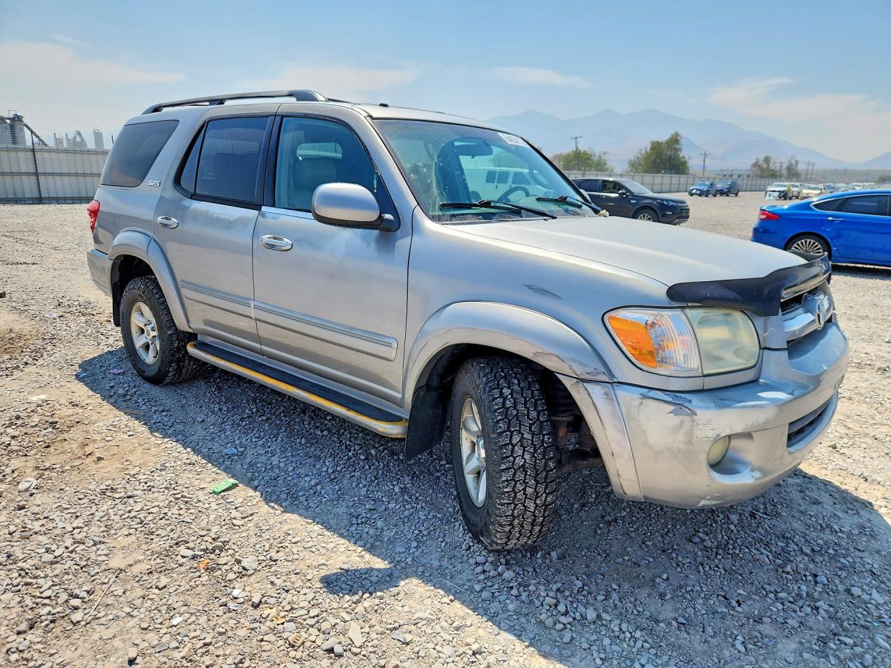 2006 Toyota Sequoia Sr5 Silver vin: 5TDBT44A06S260981