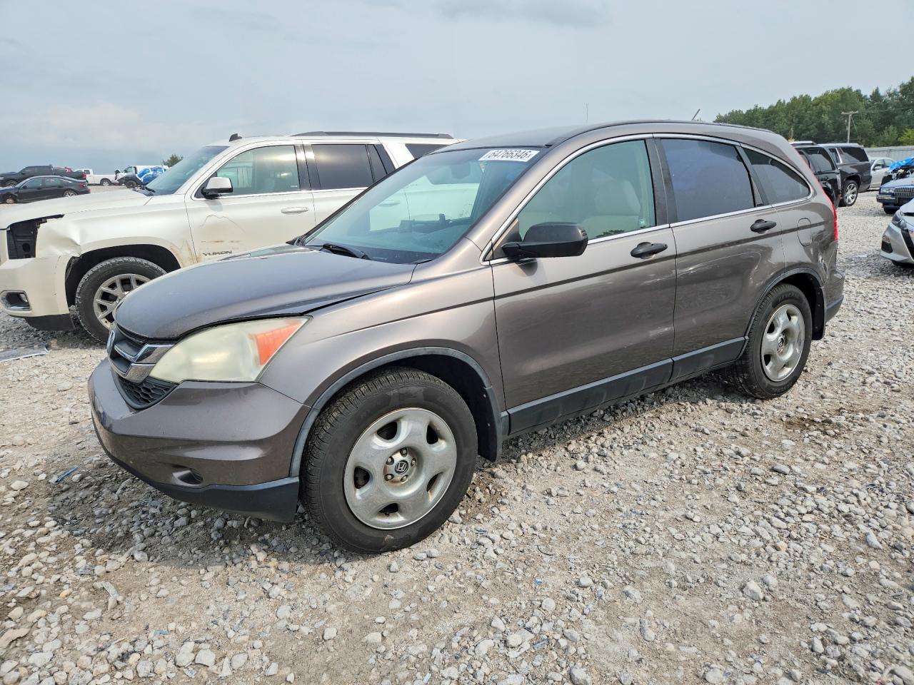 2010 Honda Cr-v Lx Gray vin: 5J6RE4H38AL033255