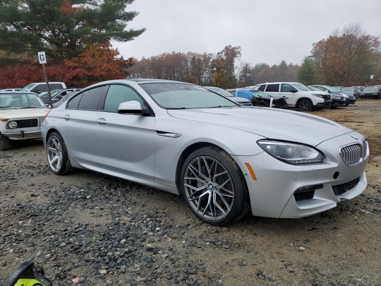 2014 Bmw 650 Xi Gran Coupe Серебряный vin: WBA6B4C51ED099119