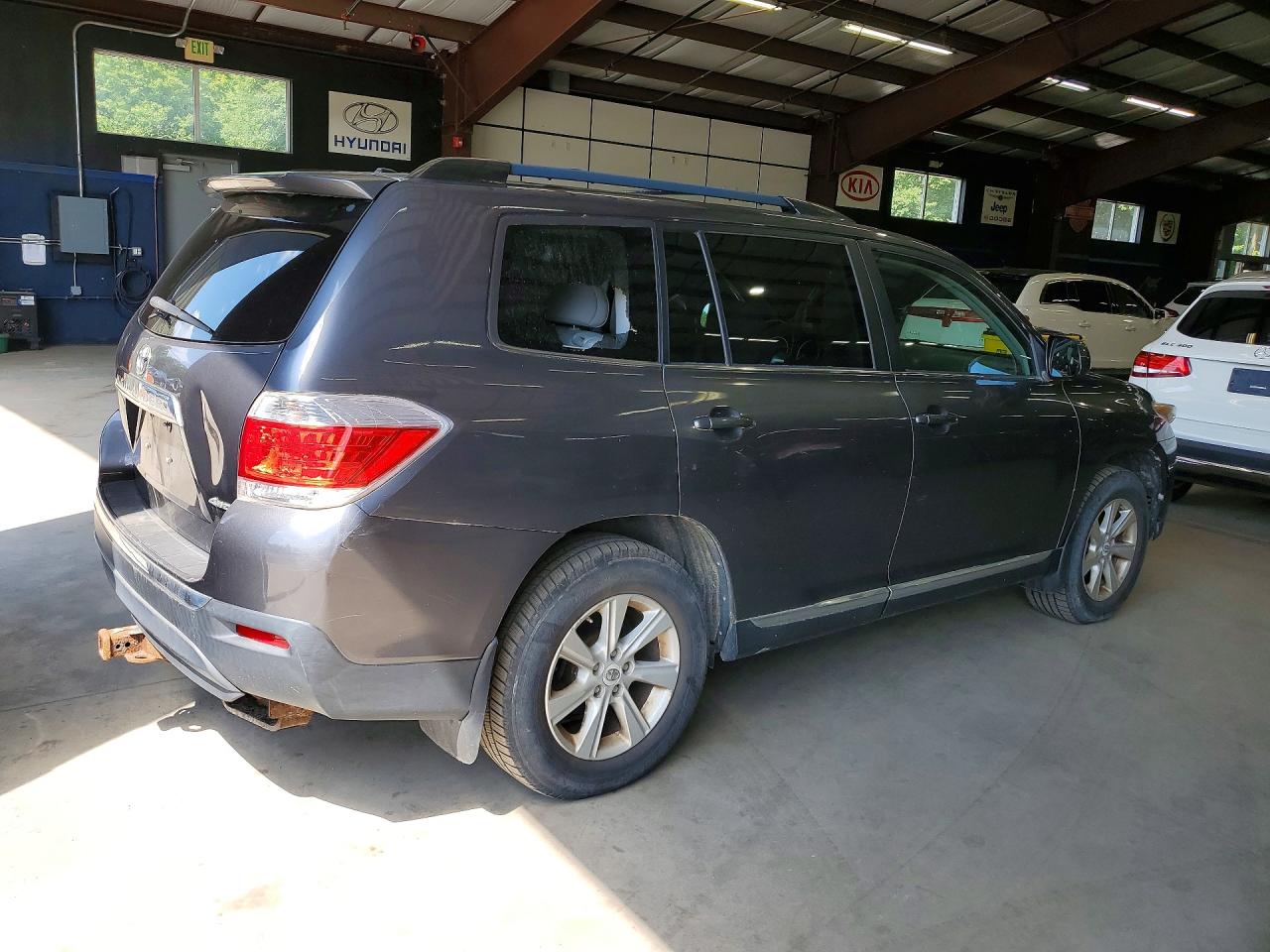 2011 Toyota Highlander Se Gray vin: 5TDBK3EH0BS090382