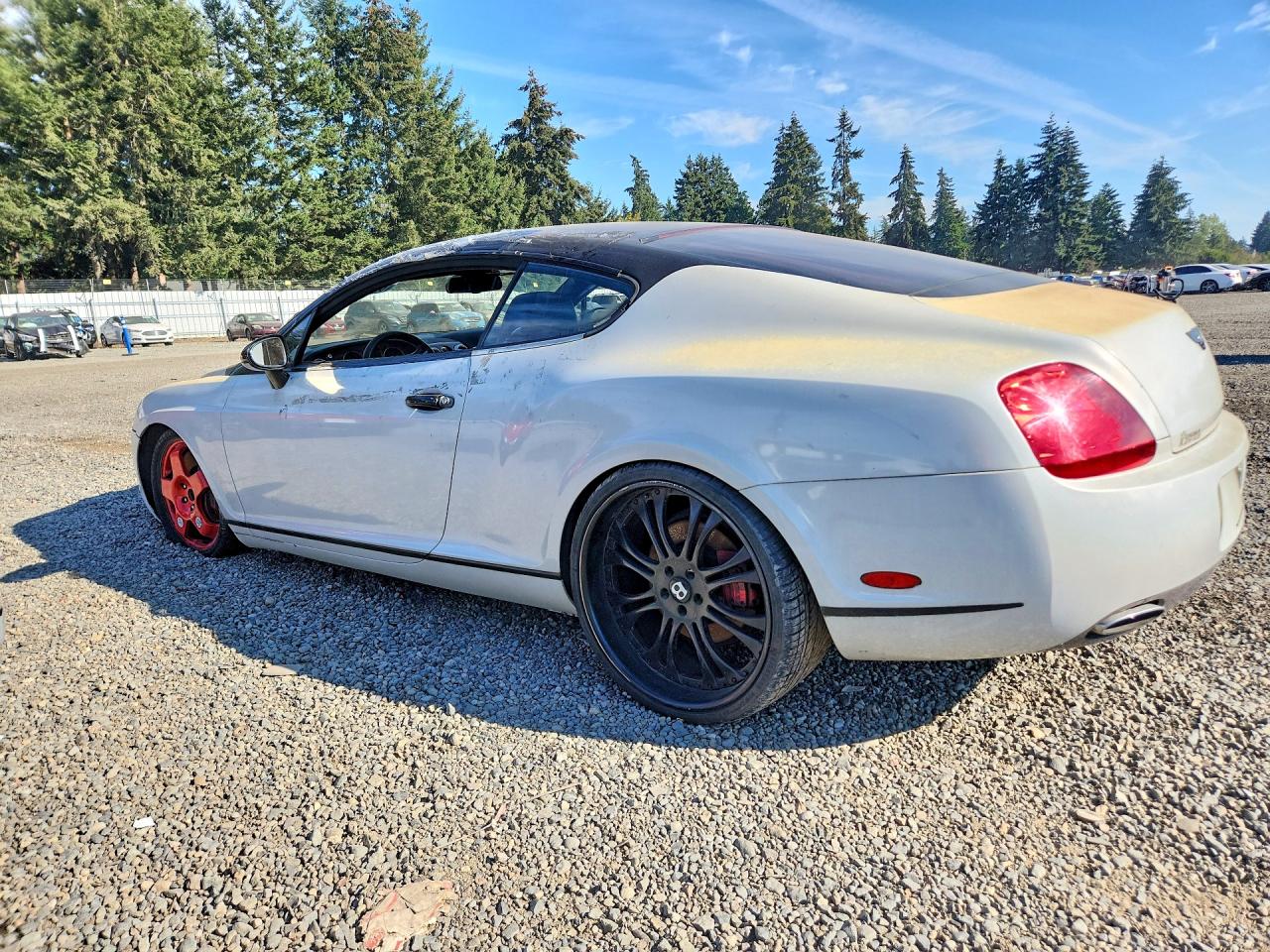 2005 Bentley Continental Gt White vin: SCBCR63W95C027812