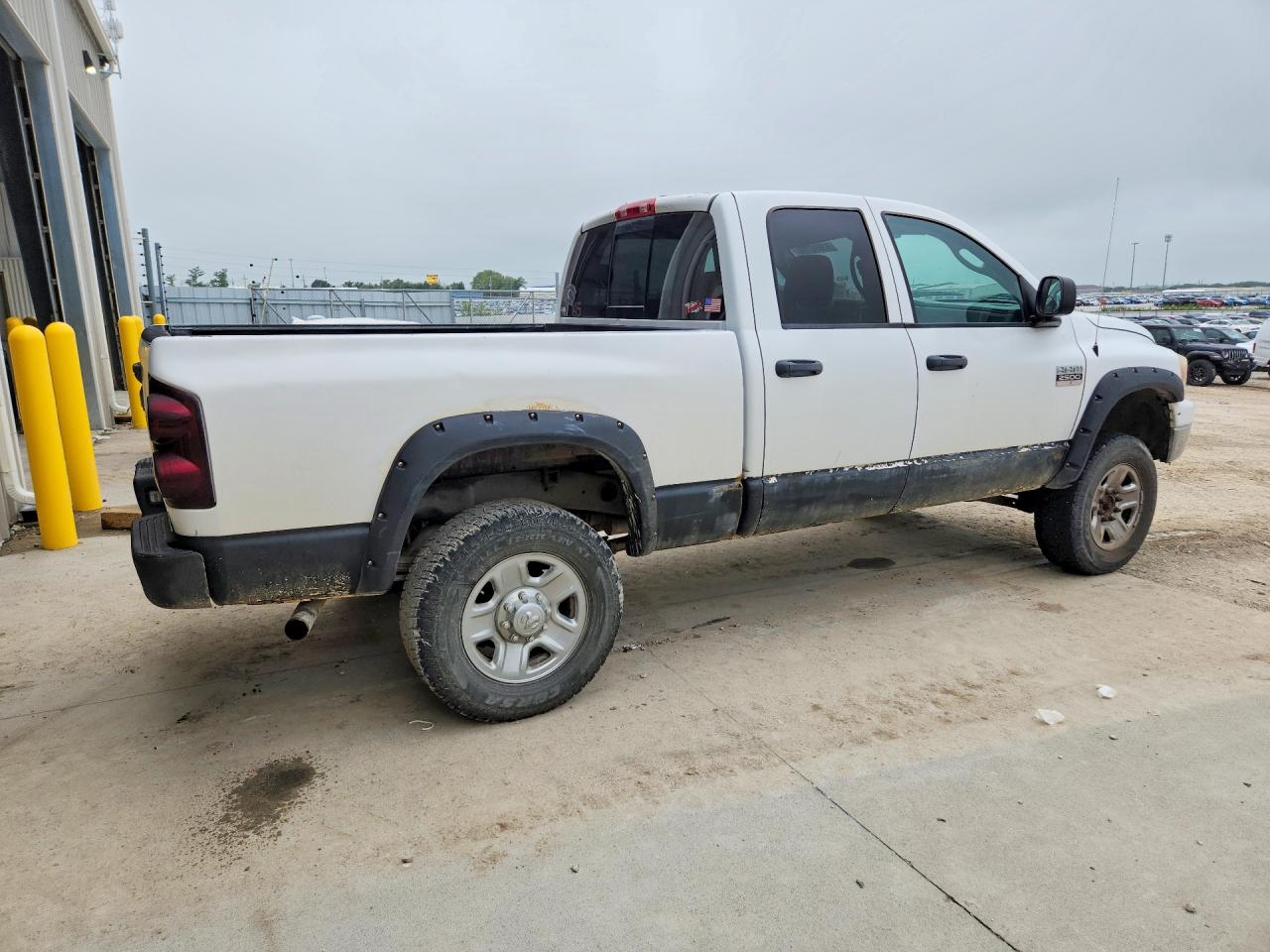 2008 Dodge Ram 2500 St White vin: 3D7KS28D58G191384