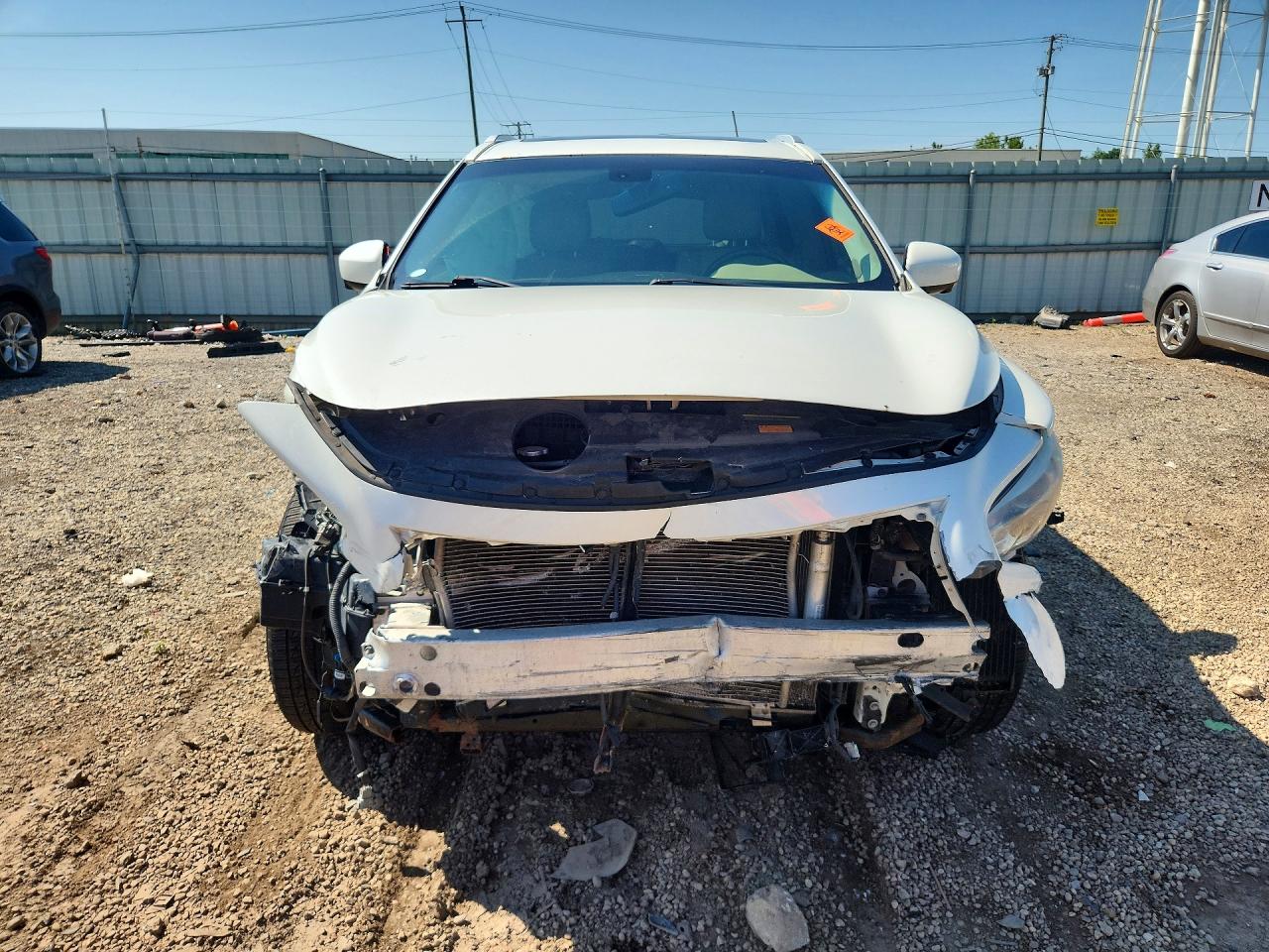 2015 Infiniti Qx60 Base White vin: 5N1AL0MM7FC519218