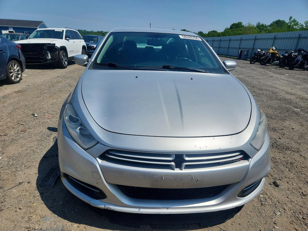 2013 Dodge Dart Sxt Silver vin: 1C3CDFBH8DD155468