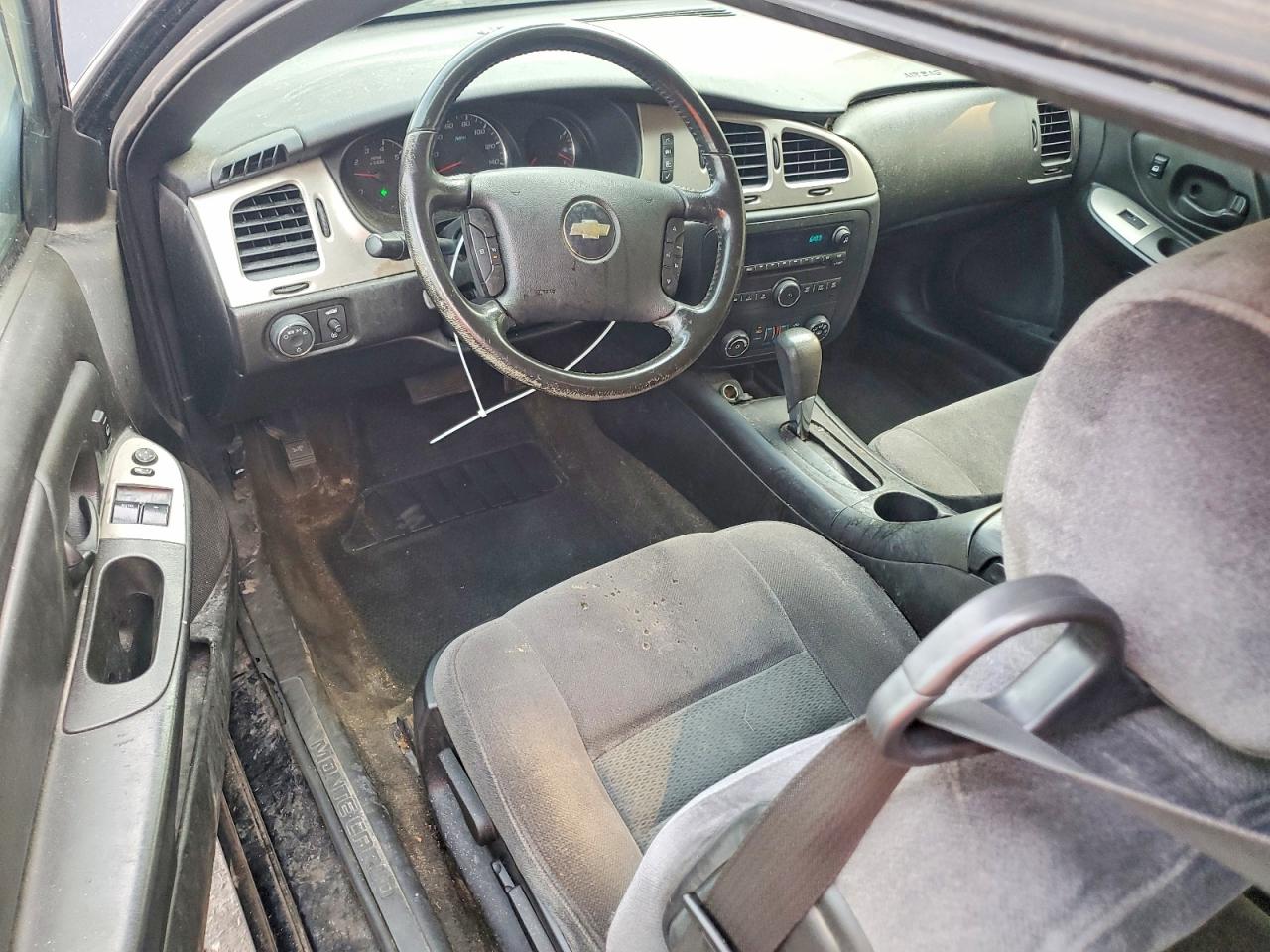2007 Chevrolet Monte Carlo Lt Black vin: 2G1WK16K279111130
