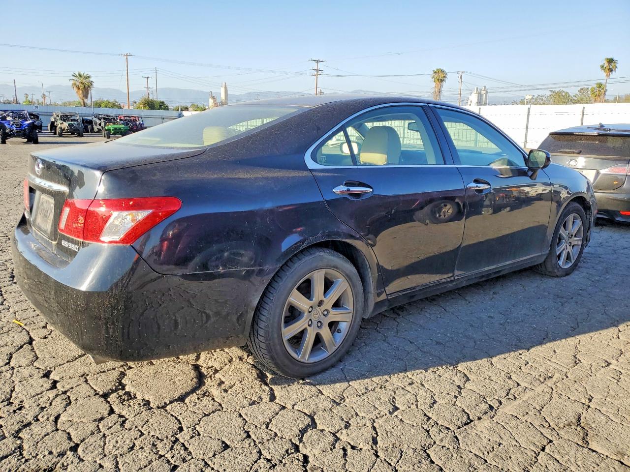2008 Lexus Es 350 Base Black vin: JTHBJ46G982264026