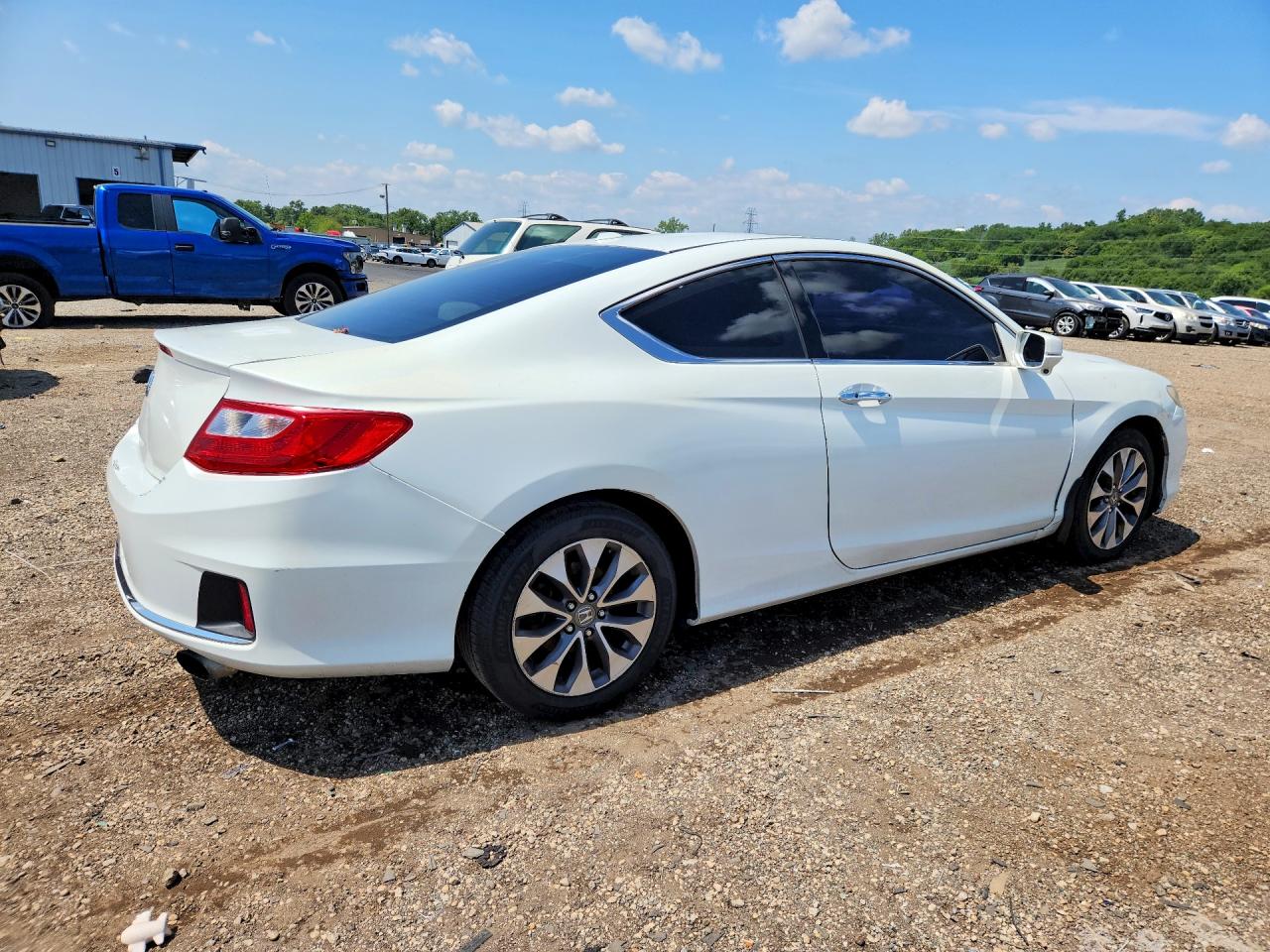 2013 Honda Accord Exl White vin: 1HGCT1B85DA006262