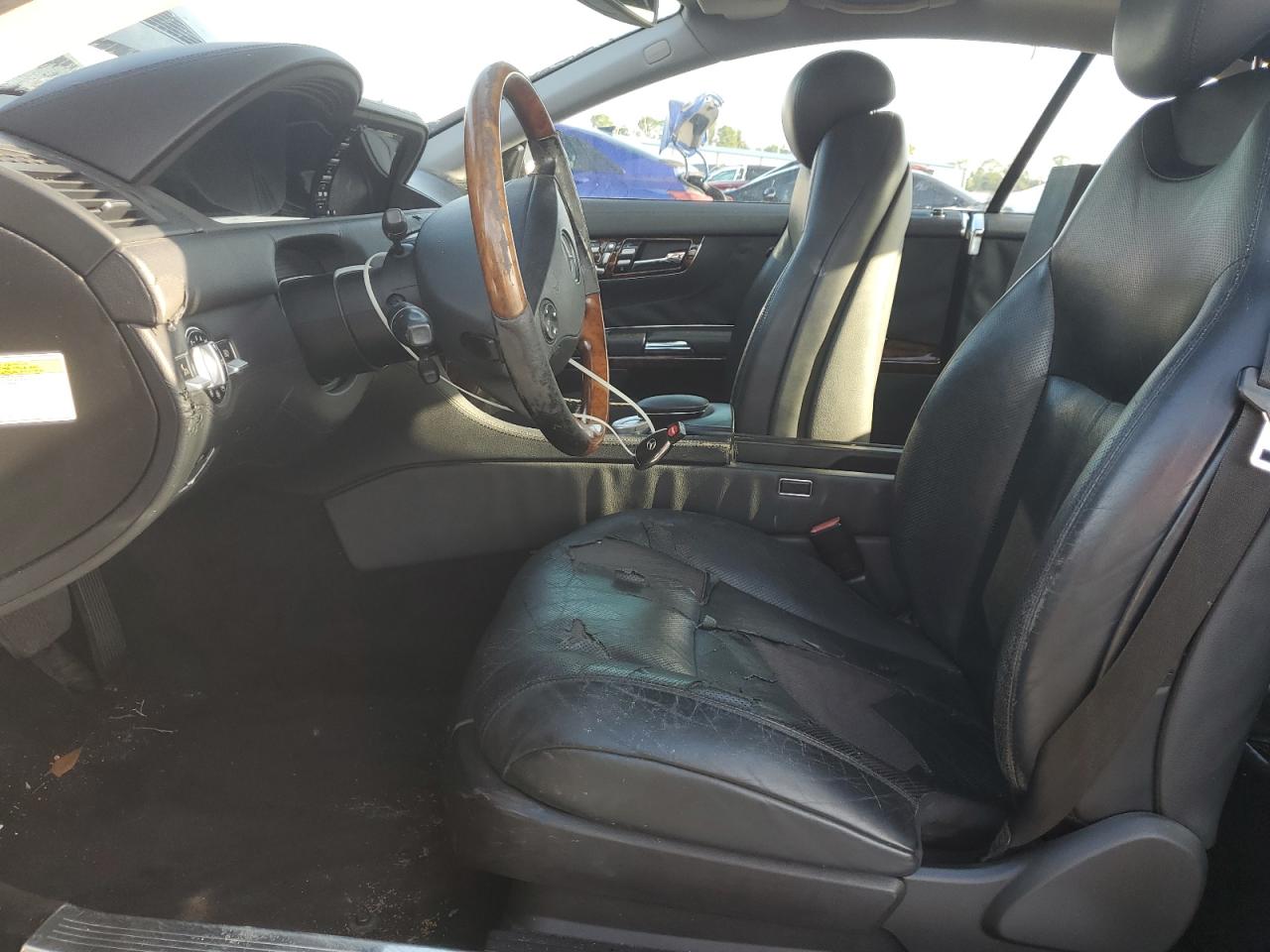 2007 Mercedes-benz Cl 550 Black vin: WDDEJ71X47A005025