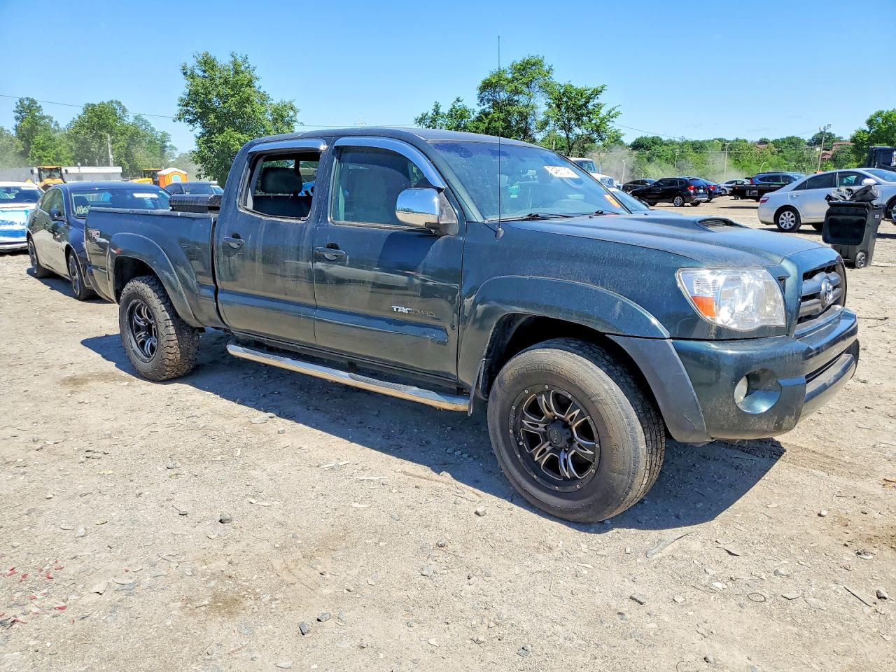 2009 Toyota Tacoma Double Cab Long Bed Green vin: 3TMMU52N99M008975