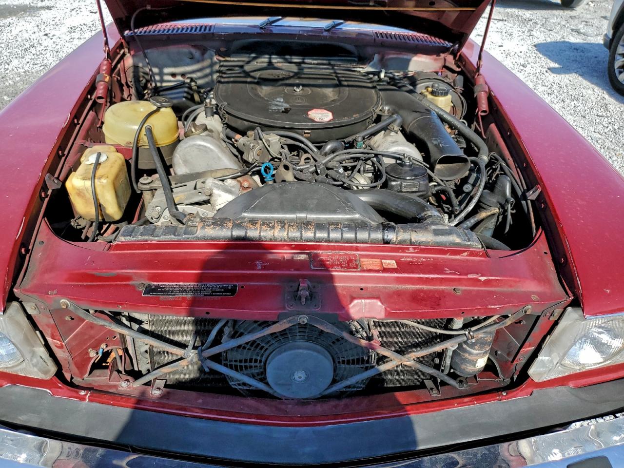 1976 Mercedes Benz 450 Sl Red vin: 10704412031923