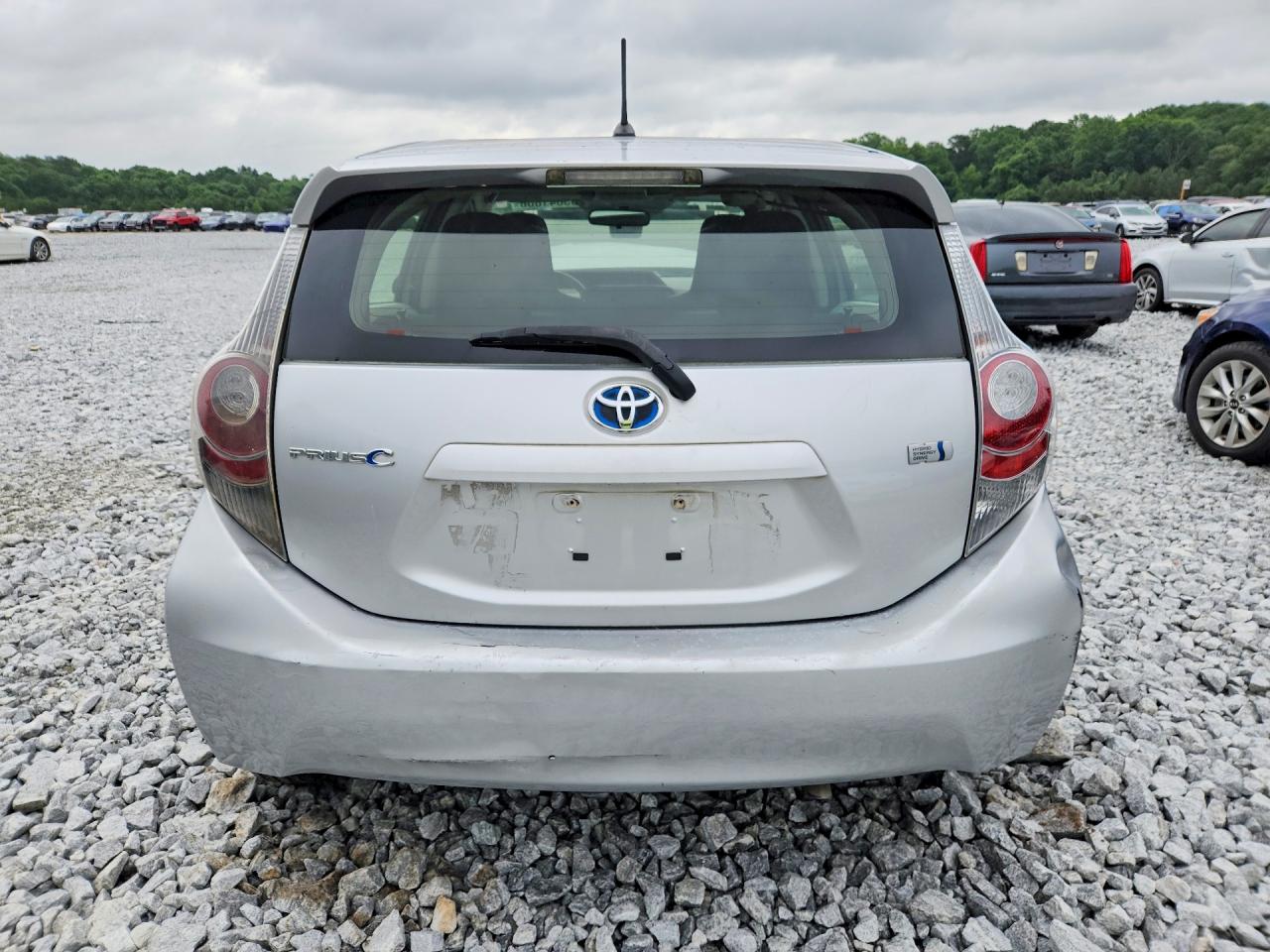 2012 Toyota Prius C One Silver vin: JTDKDTB36C1016661