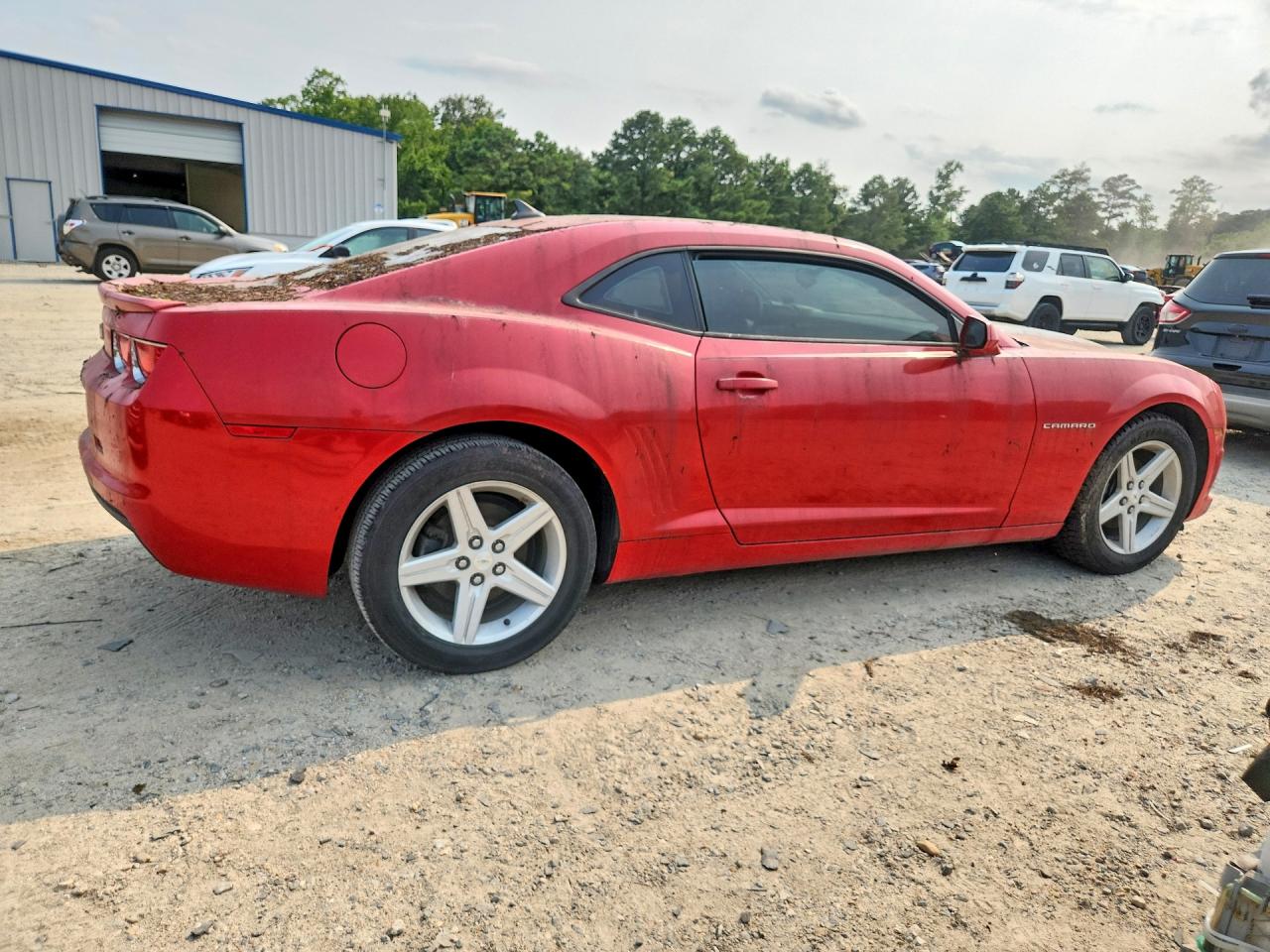 2011 Chevrolet Camaro Lt Red vin: 2G1FF1EDXB9100750