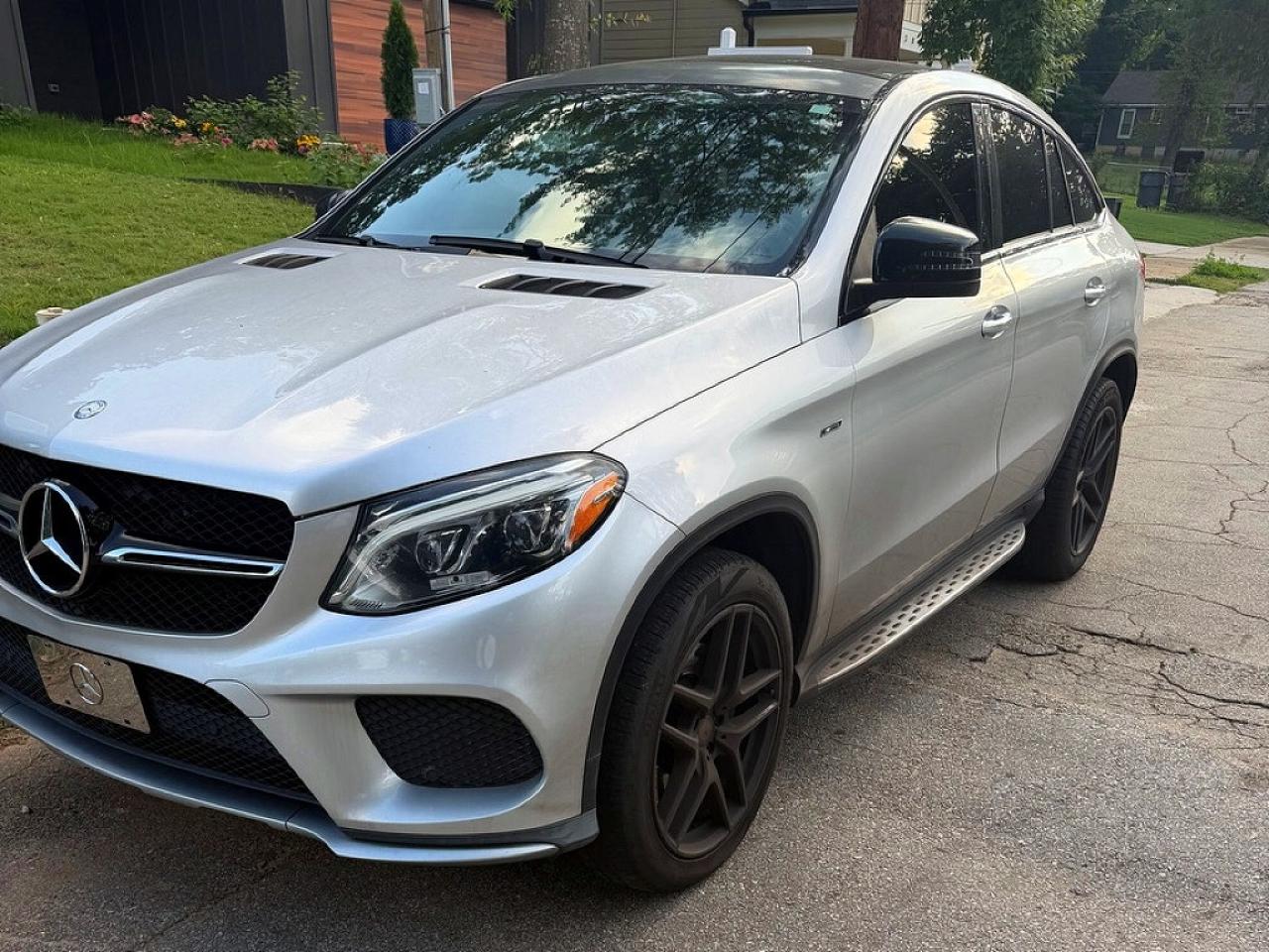 2016 Mercedes-benz Gle Coupe 450 4matic Silver vin: 4JGED6EB2GA042175