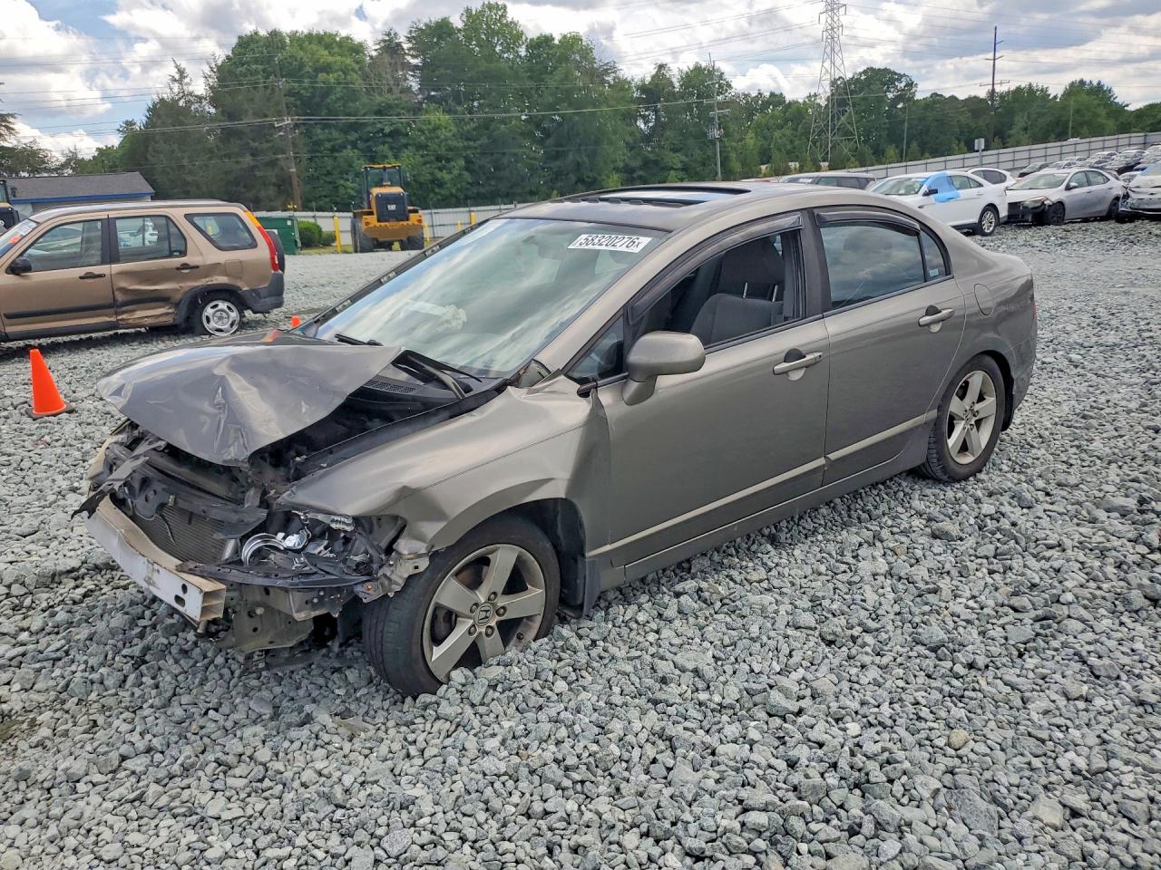 2008 Honda Civic Ex Silver vin: 1HGFA15828L024629
