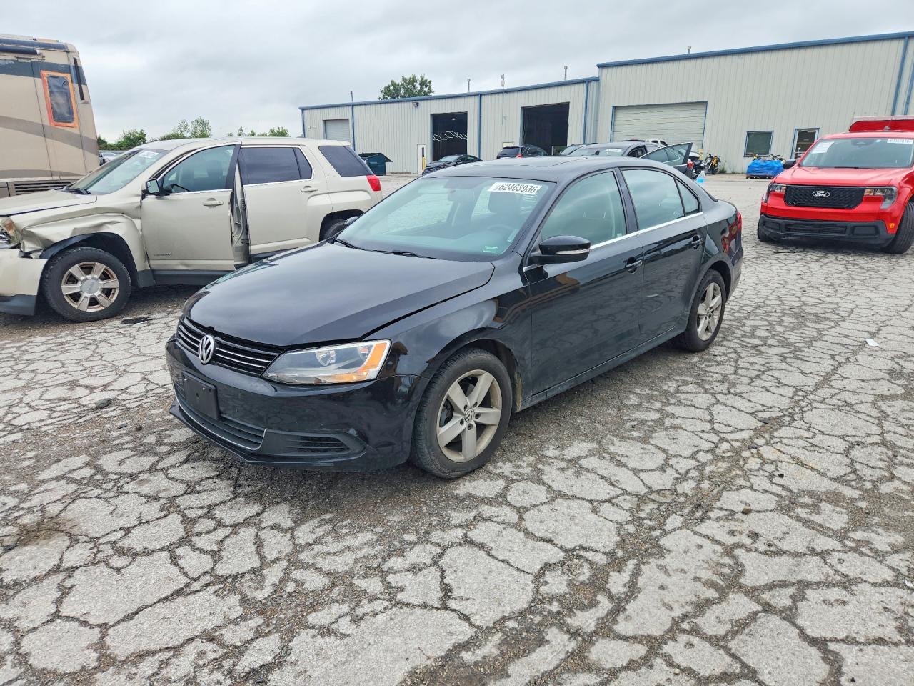 2013 Volkswagen Jetta Tdi Black vin: 3VWLL7AJ5DM246076