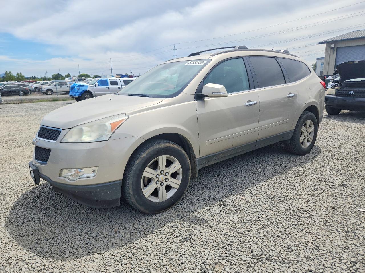 2011 Chevrolet Traverse Lt Beige vin: 1GNKVGED0BJ163797