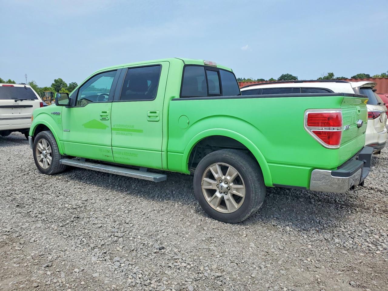 2012 Ford F150 Supercrew Green vin: 1FTFW1CT0CFB31984
