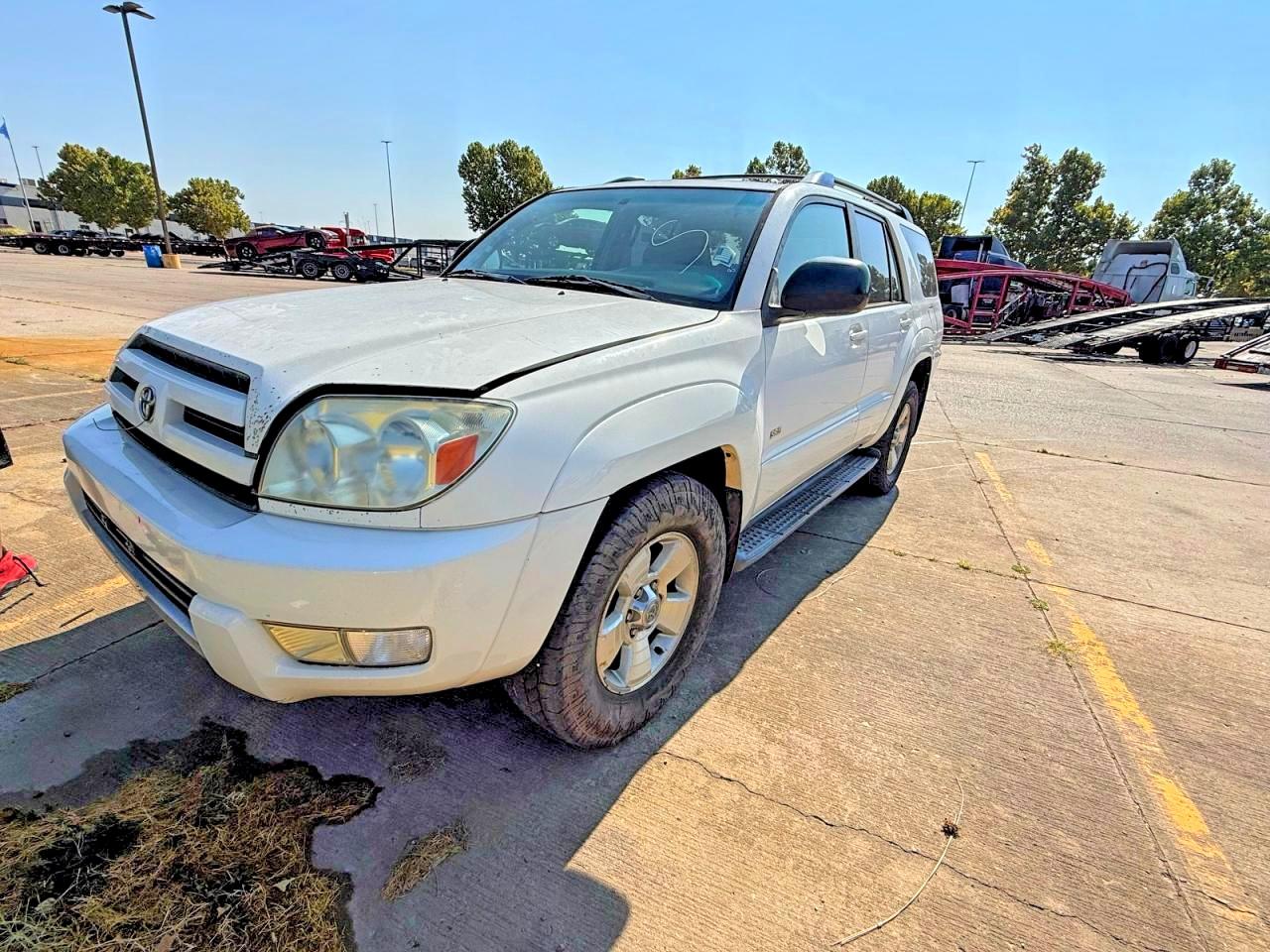 2003 Toyota 4runner Sr5 White vin: JTEZU14R538007490