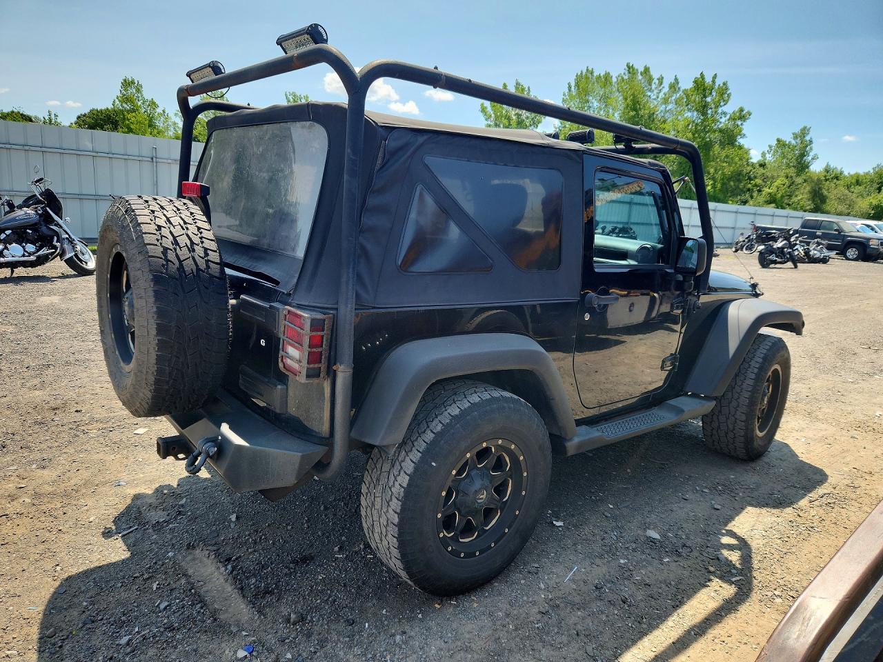 2012 Jeep Wrangler Sport Black vin: 1C4GJWAG2CL105328