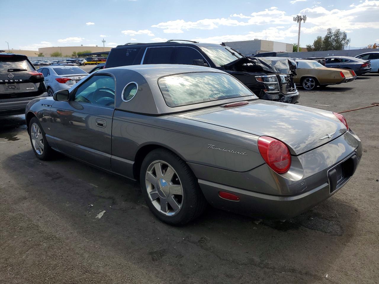 2003 Ford Thunderbird Серый vin: 1FAHP60A73Y112901