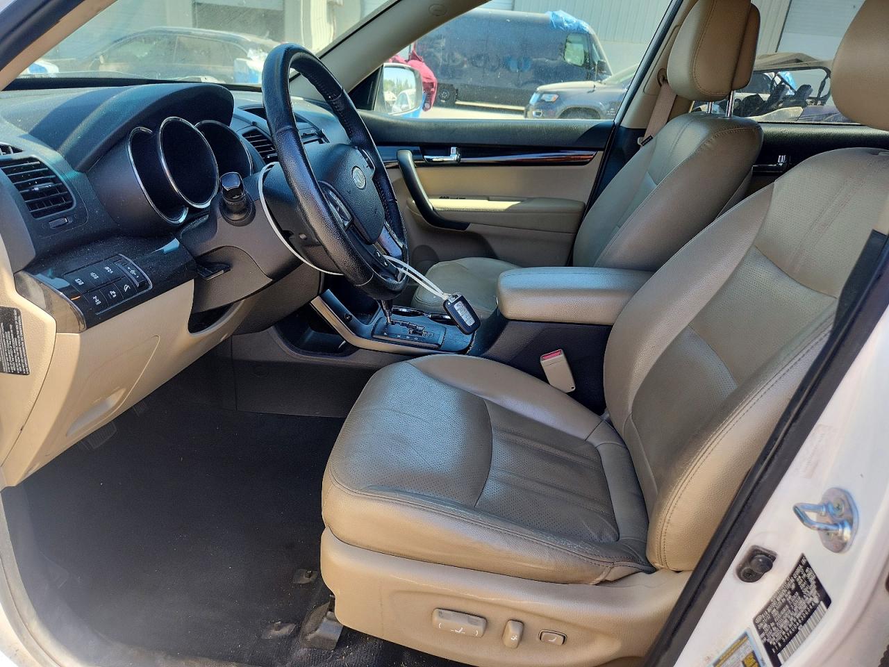 2013 Kia Sorento Ex White vin: 5XYKUDA63DG344901