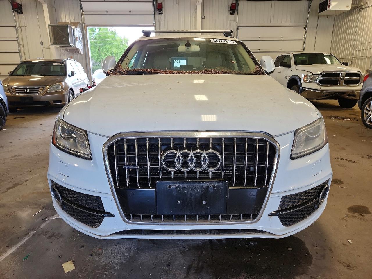 2013 Audi Q5 Premium Plus White vin: WA1DGAFP3DA057407