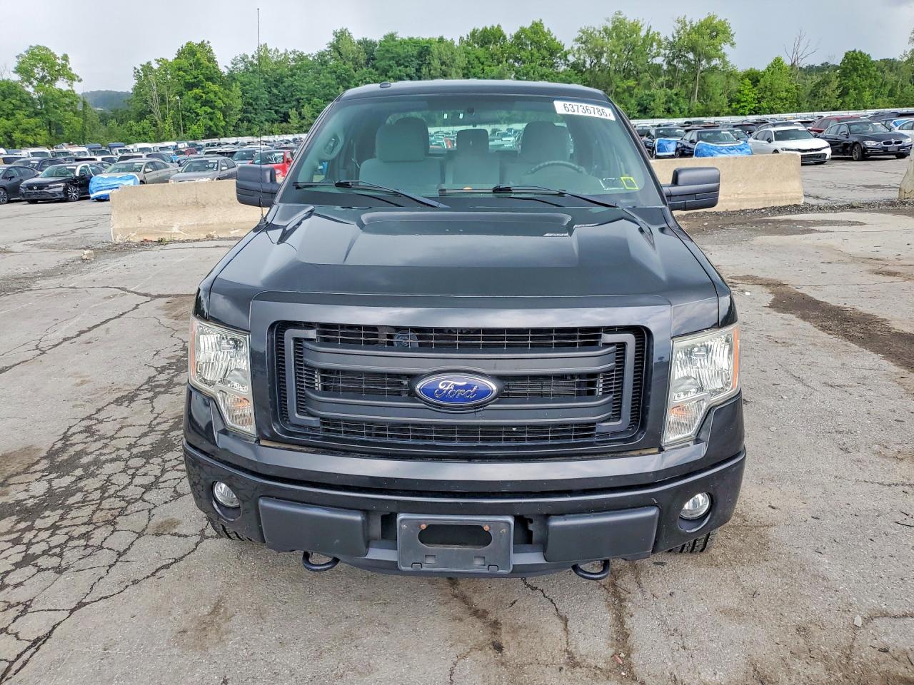 2014 Ford F150 Super Cab Черный vin: 1FTEX1EM5EFC39101