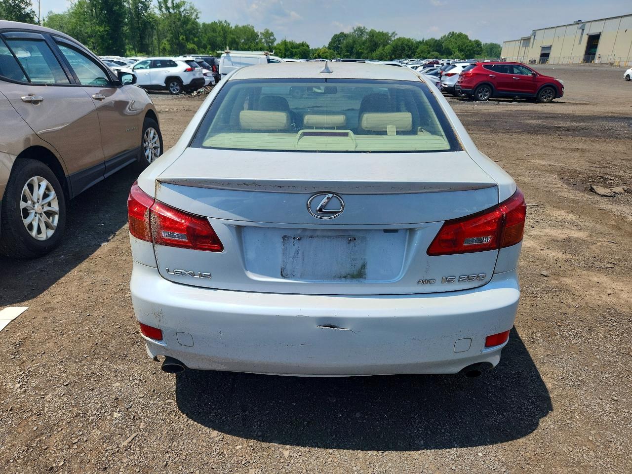 2008 Lexus Is 250 White vin: JTHCK262685021315