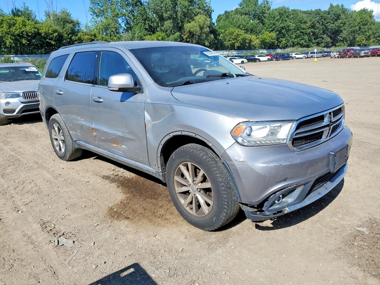 2014 Dodge Durango Limited Silver vin: 1C4RDJDG8EC597834