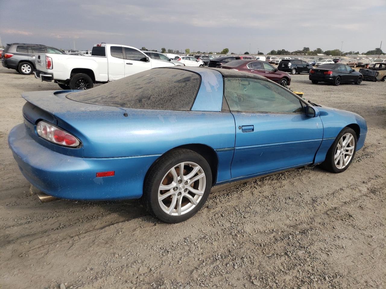 1999 Chevrolet Camaro Blue vin: 2G1FP22K8X2114457