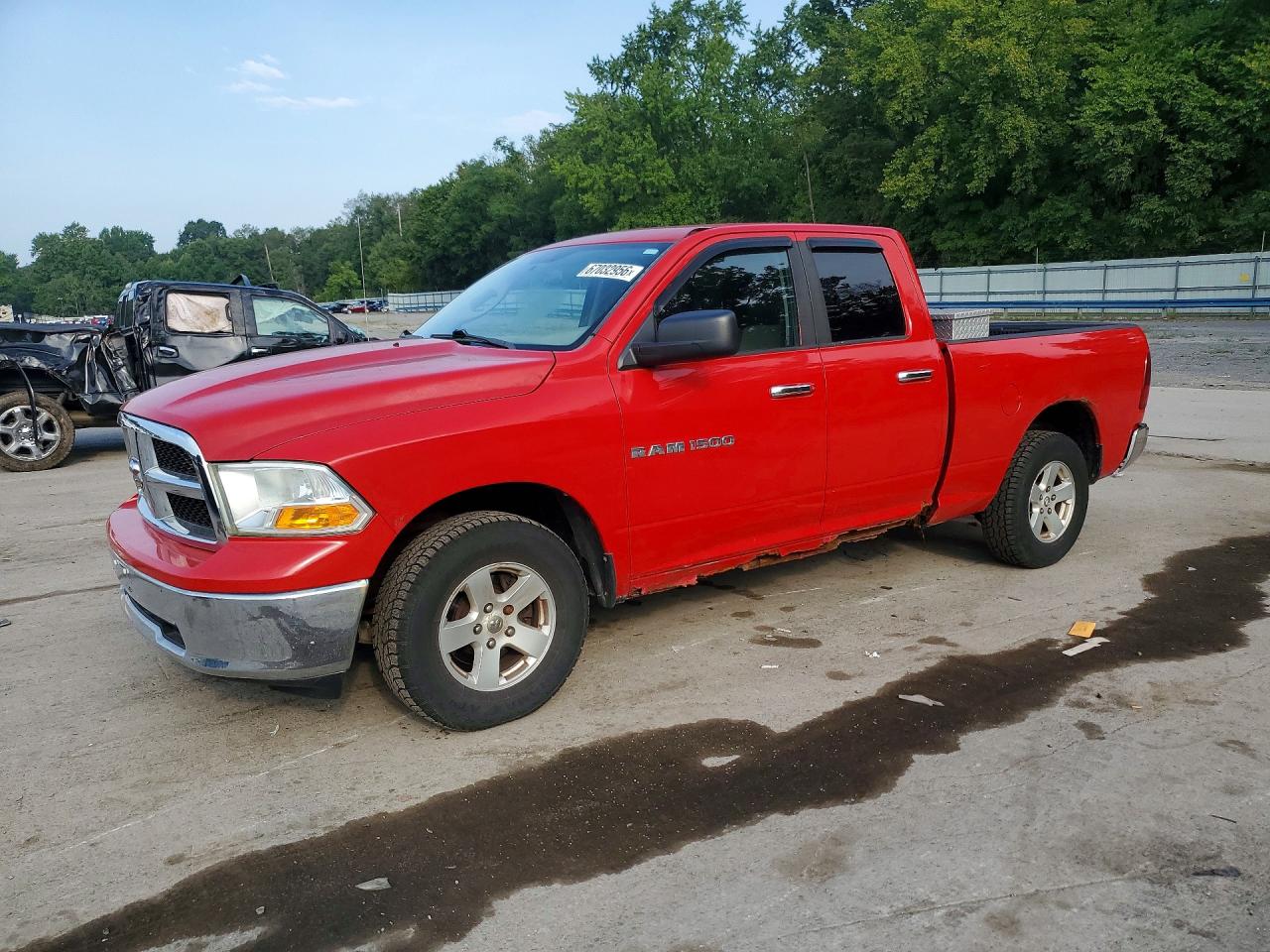 2012 Dodge Ram 1500 Slt Red vin: 1C6RD7GP7CS130610