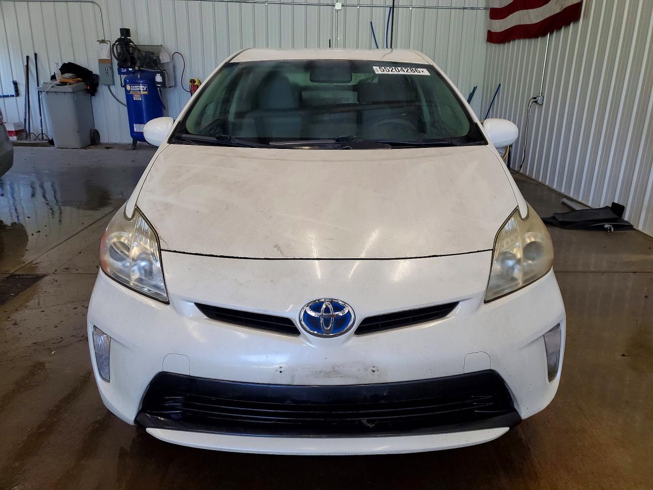 2012 Toyota Prius Two White vin: JTDKN3DU1C5452975