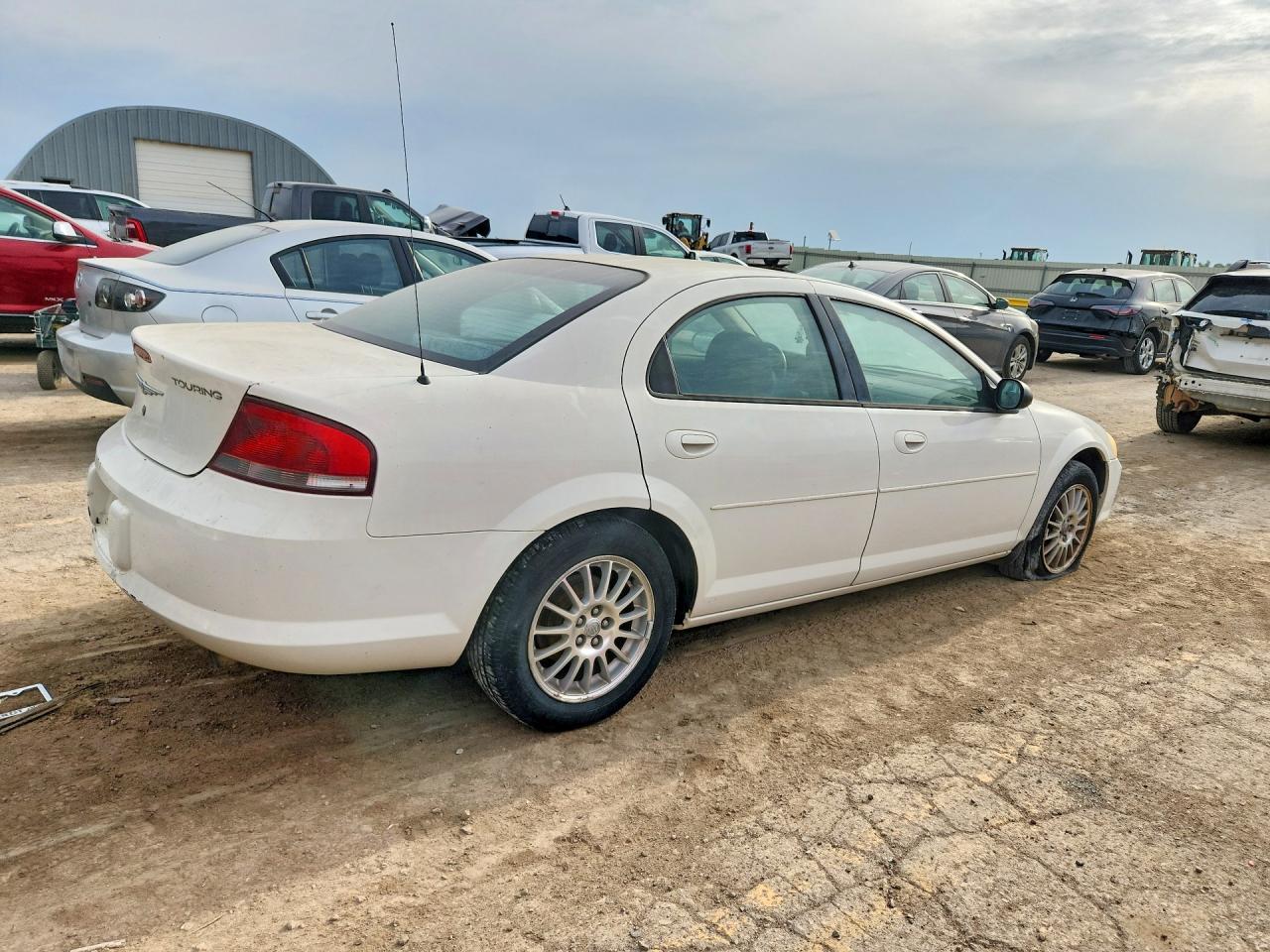 2005 Chrysler Sebring Touring White vin: 1C3EL56R85N562100