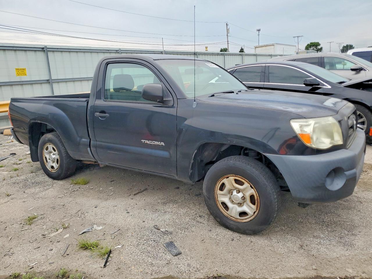 2007 Toyota Tacoma Base Black vin: 5TENX22N87Z435834