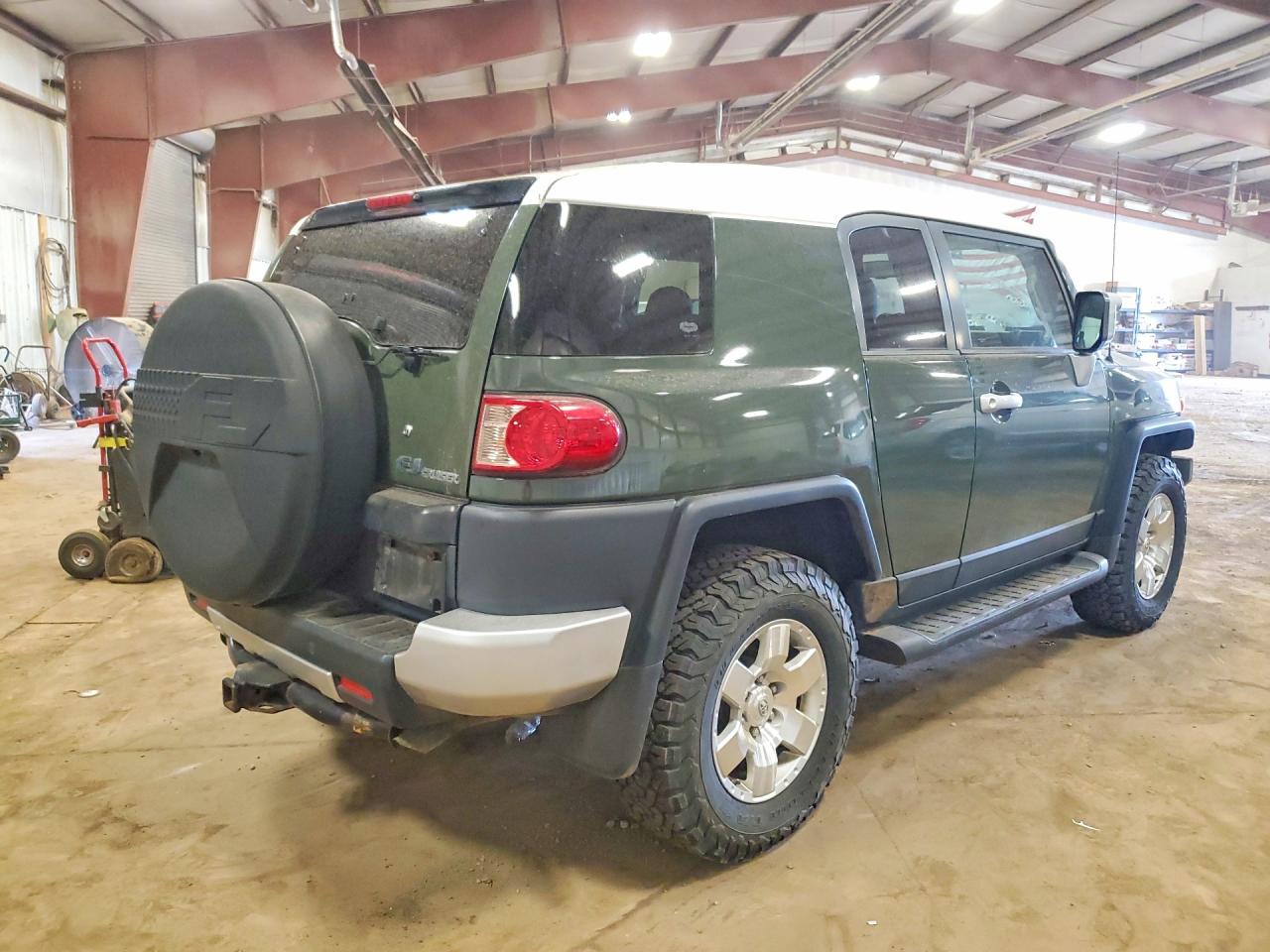 2010 Toyota Fj Cruiser Base Green vin: JTEBU4BFXAK093438